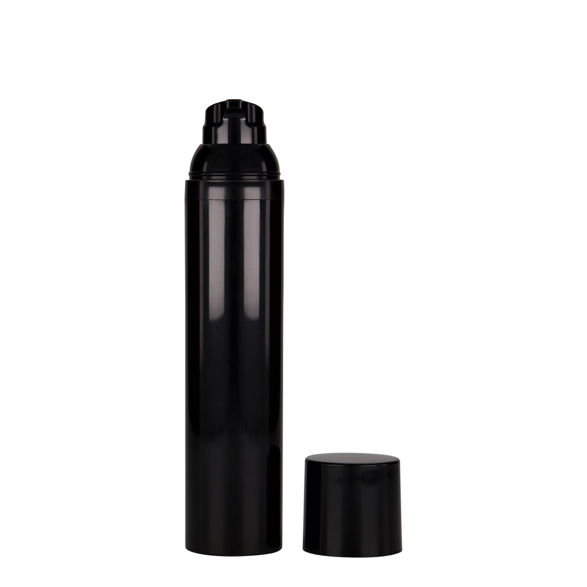100 ml luftfri dispenser 'Mezzo', PP-plast, svart