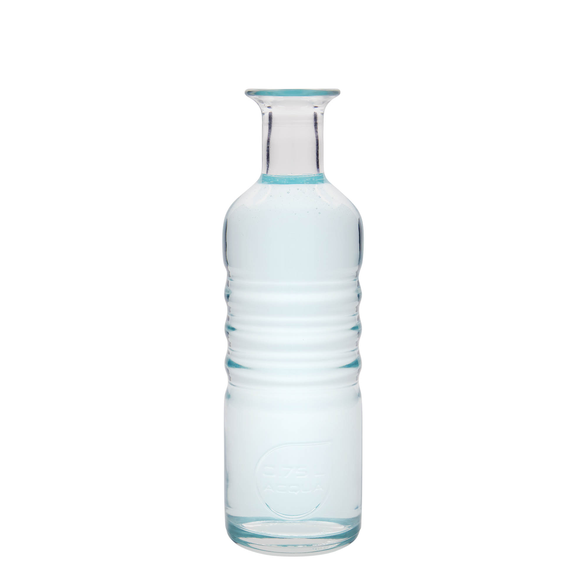 750 ml glasflaska 'Optima Acqua', öppning: kork
