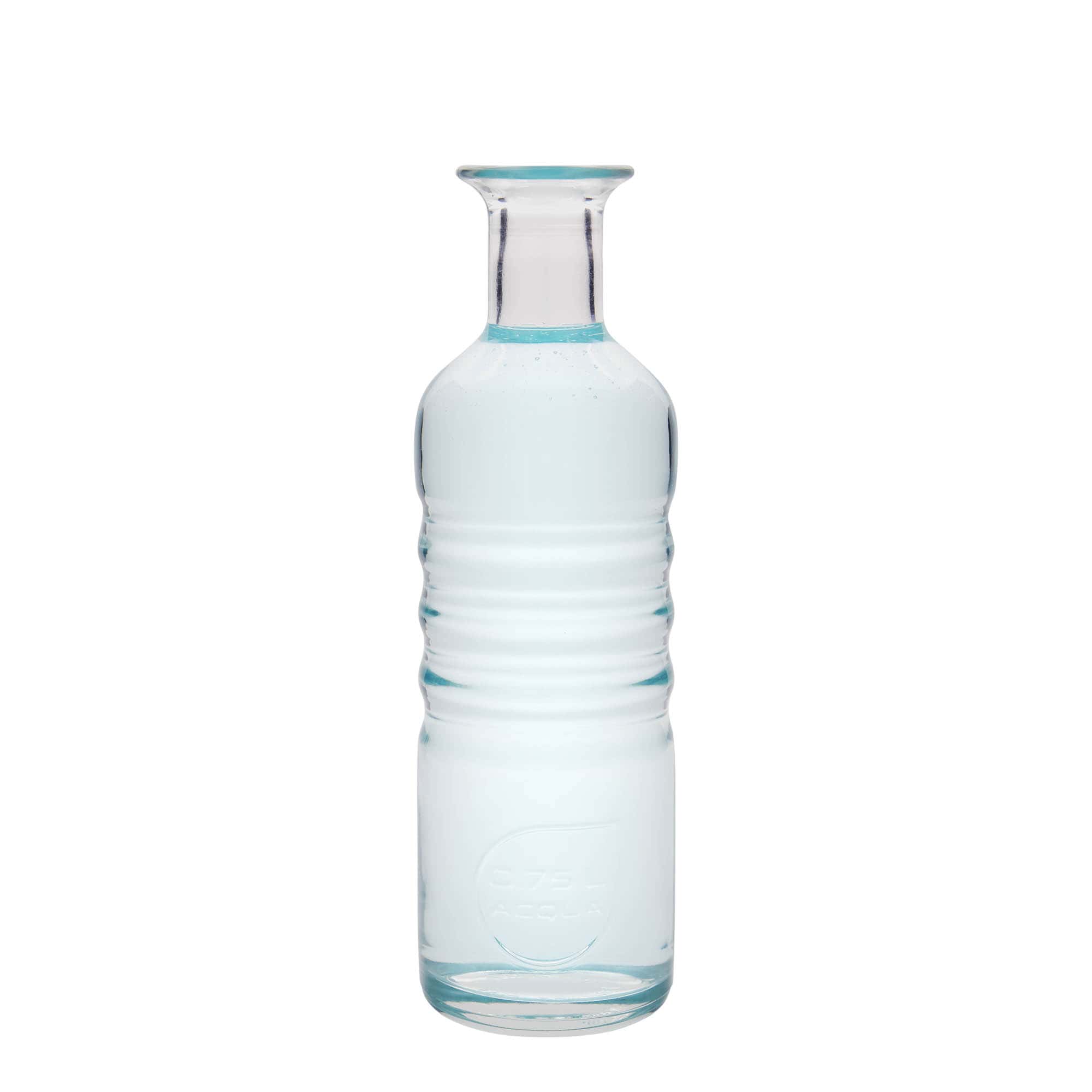 750 ml glasflaska 'Optima Acqua', öppning: kork