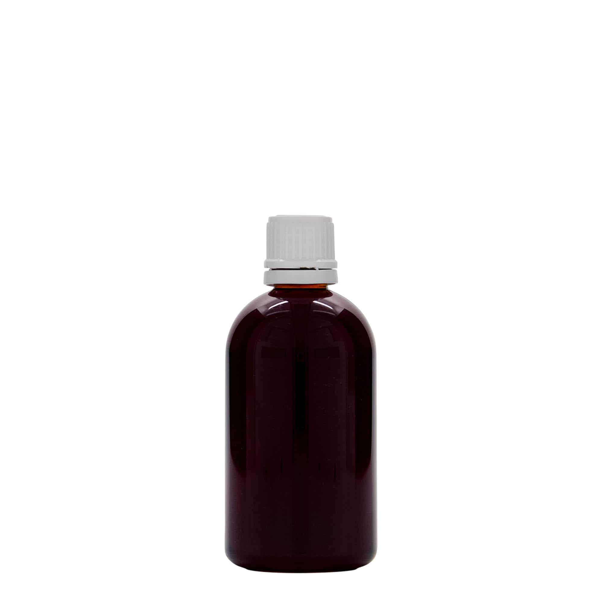 100 ml PET-medicinflaska 'Easy Living', plast, öppning: DIN 18