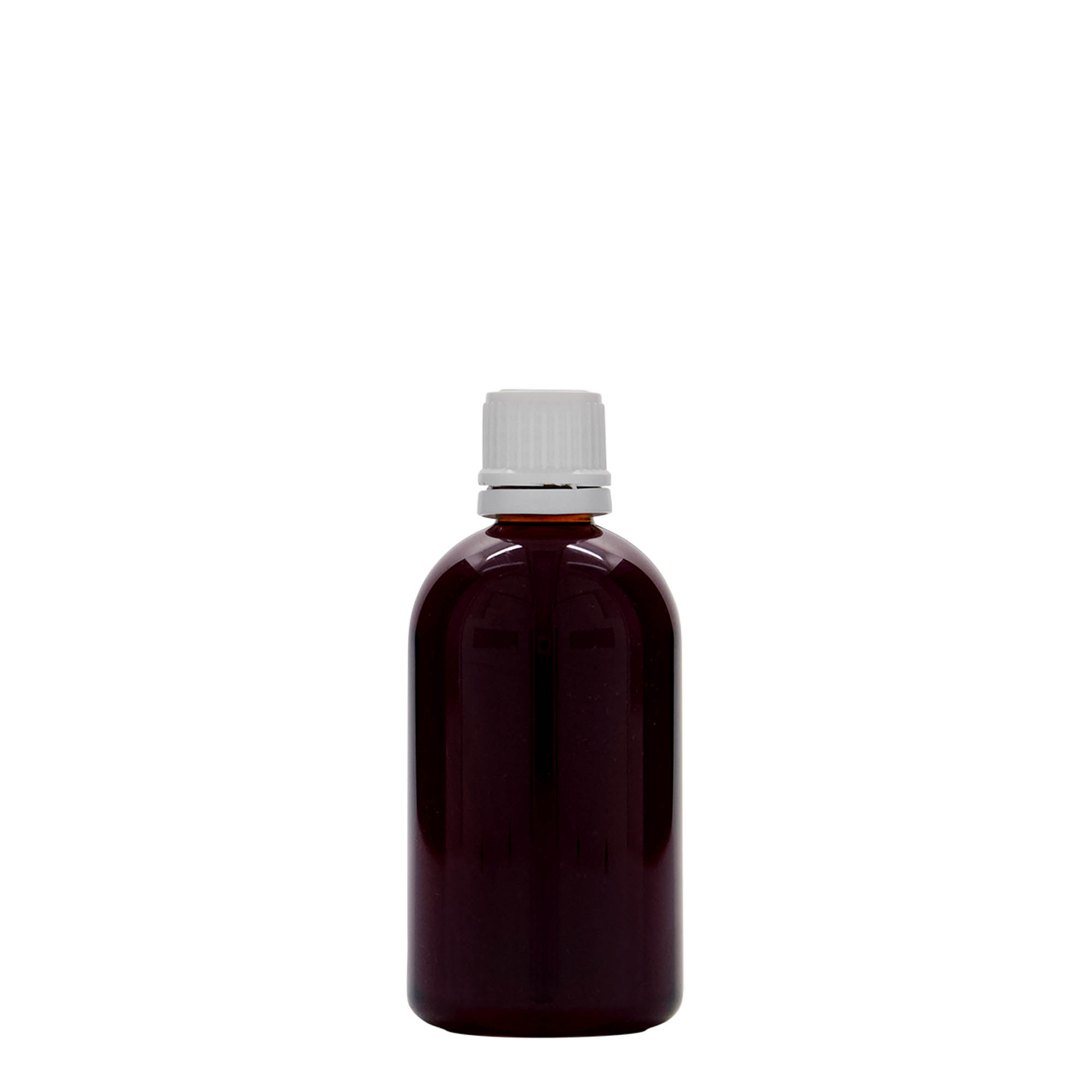 100 ml PET-medicinflaska 'Easy Living', plast, öppning: DIN 18