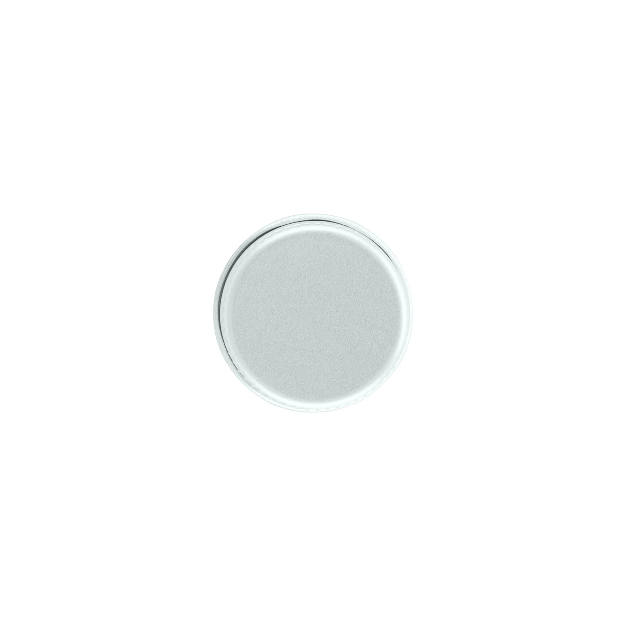 Skruvlock, metall, silver, för mynning: 24/410