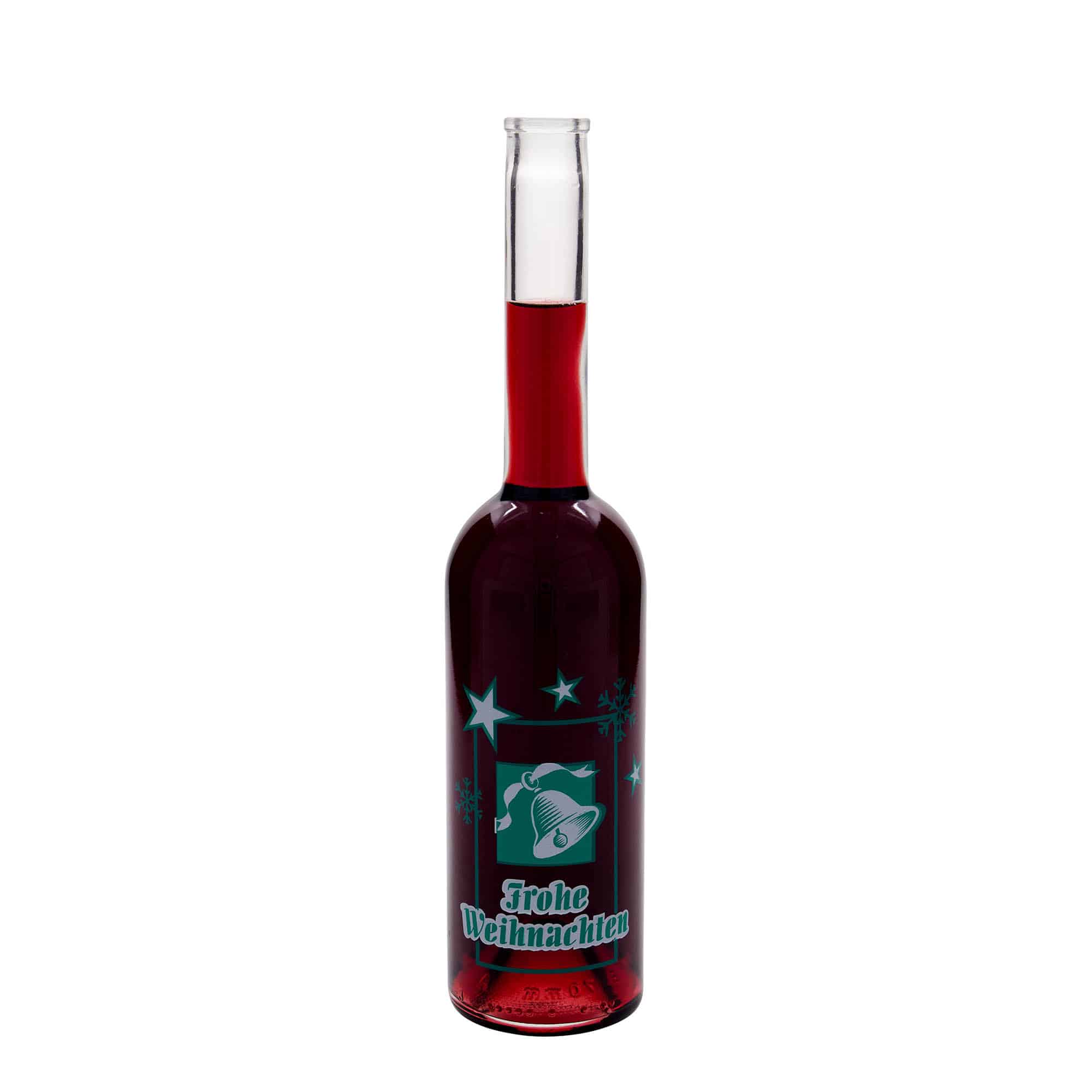 500 ml glasflaska 'Opera', motiv: God jul, mynning: kork