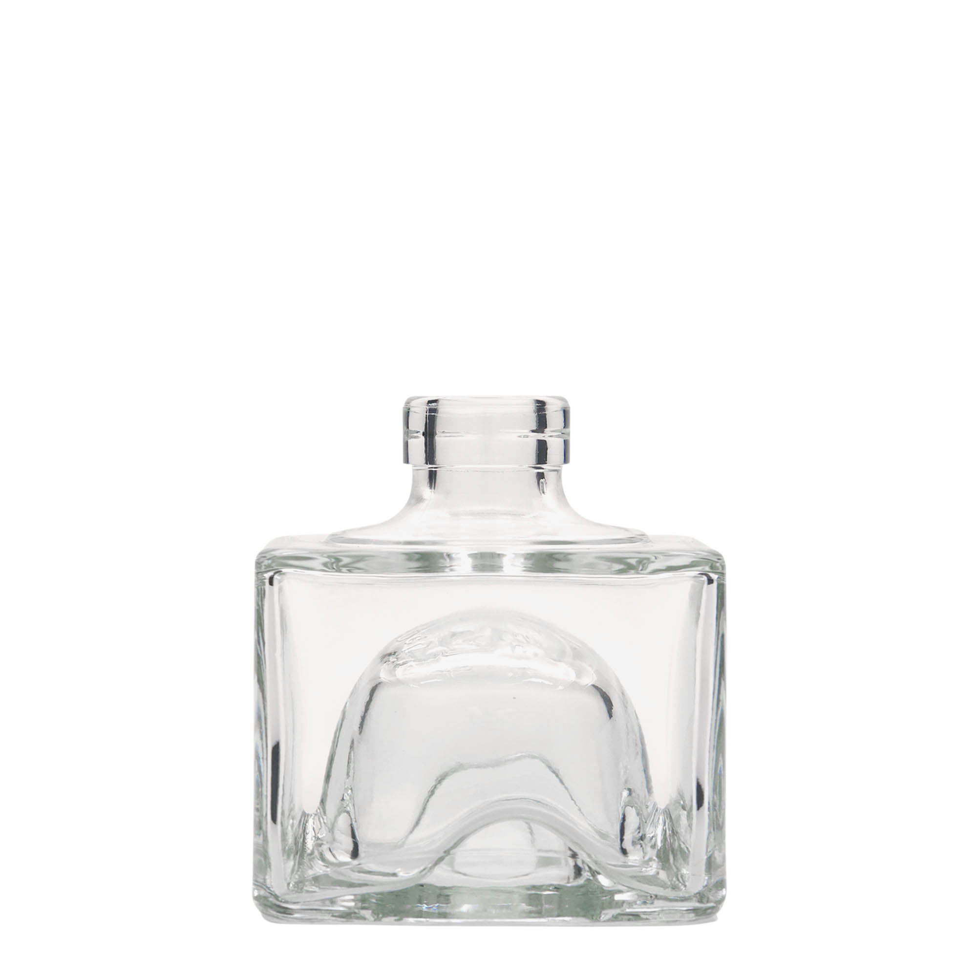 200 ml glasflaska 'Cocolores', kvadratisk, öppning: kork