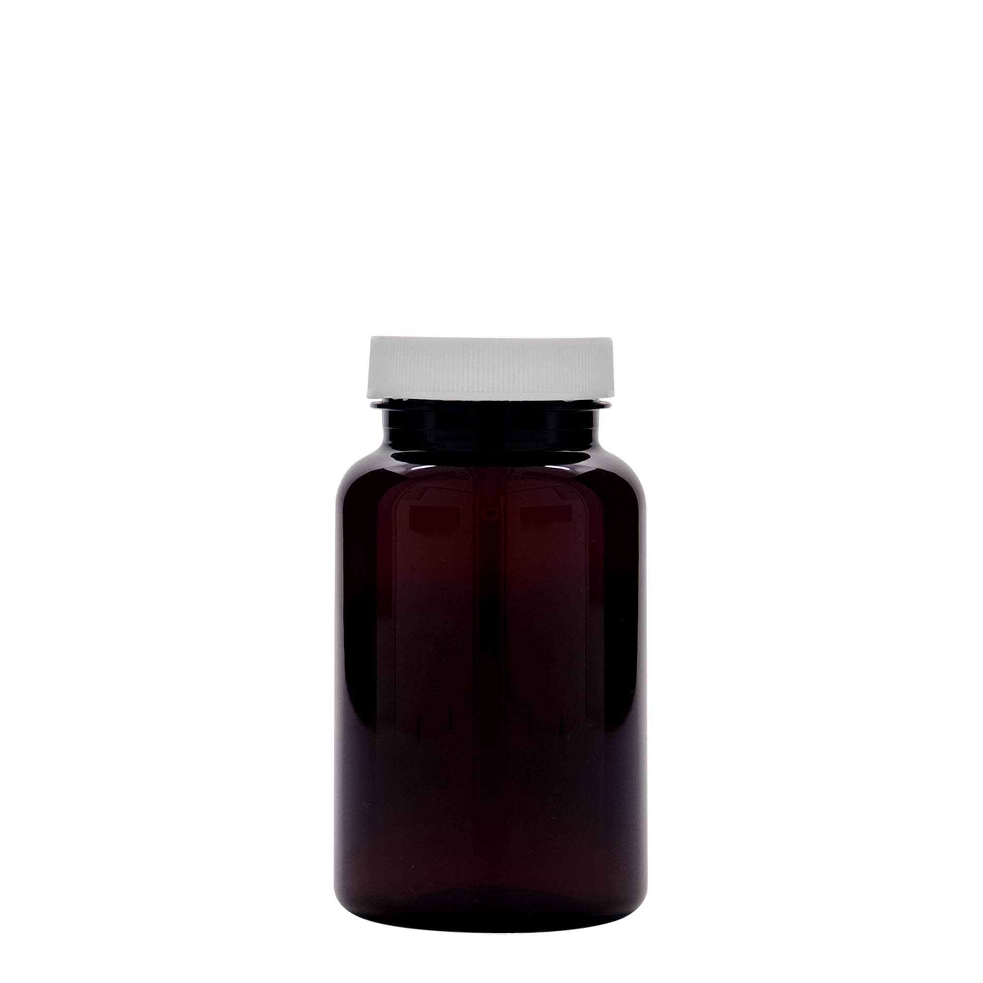 200 ml PET-flaska, plast, brun, öppning: 45/400