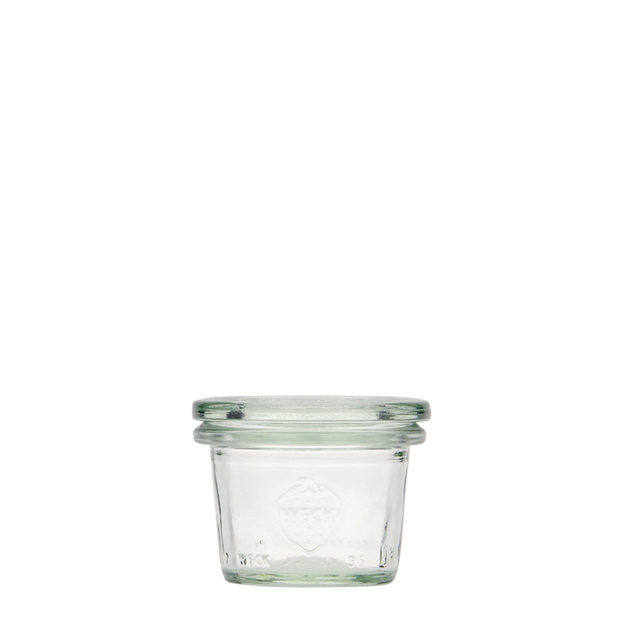 35 ml WECK-störtglas, mynning: rund kant 35 ml WECK-störtglas, mynning: rund kant