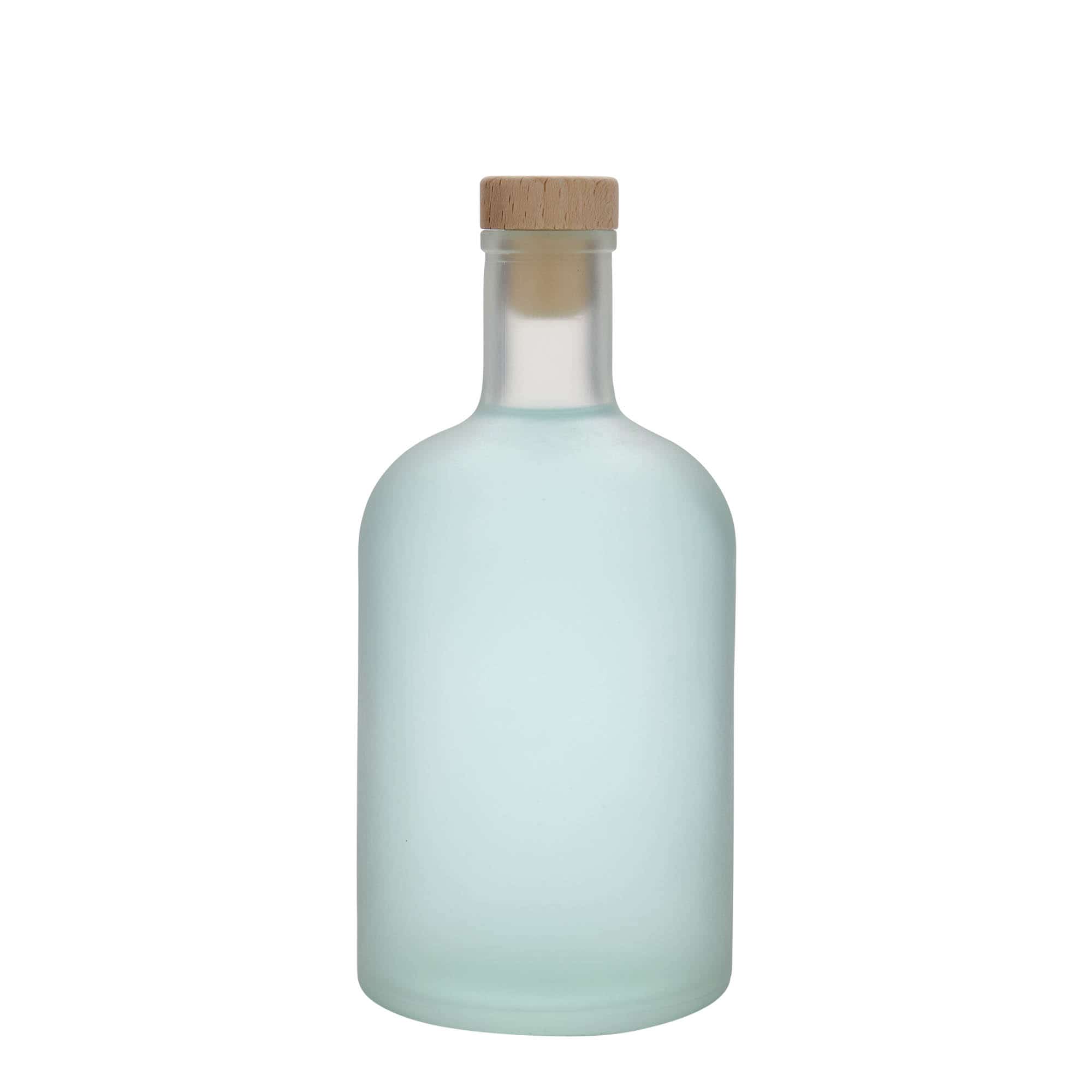 700 ml glasflaska 'Gerardino', frostad, mynning: kork