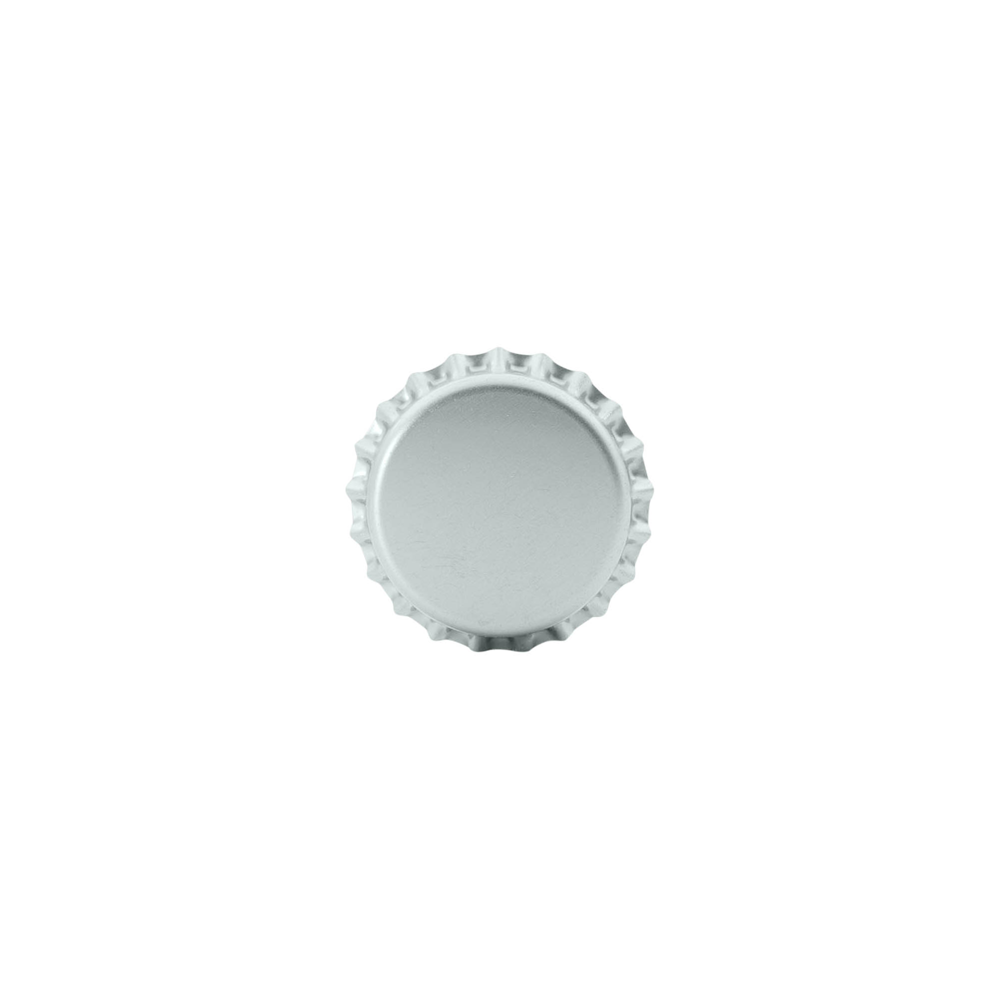 Kapsylen 26 mm, metall, silver