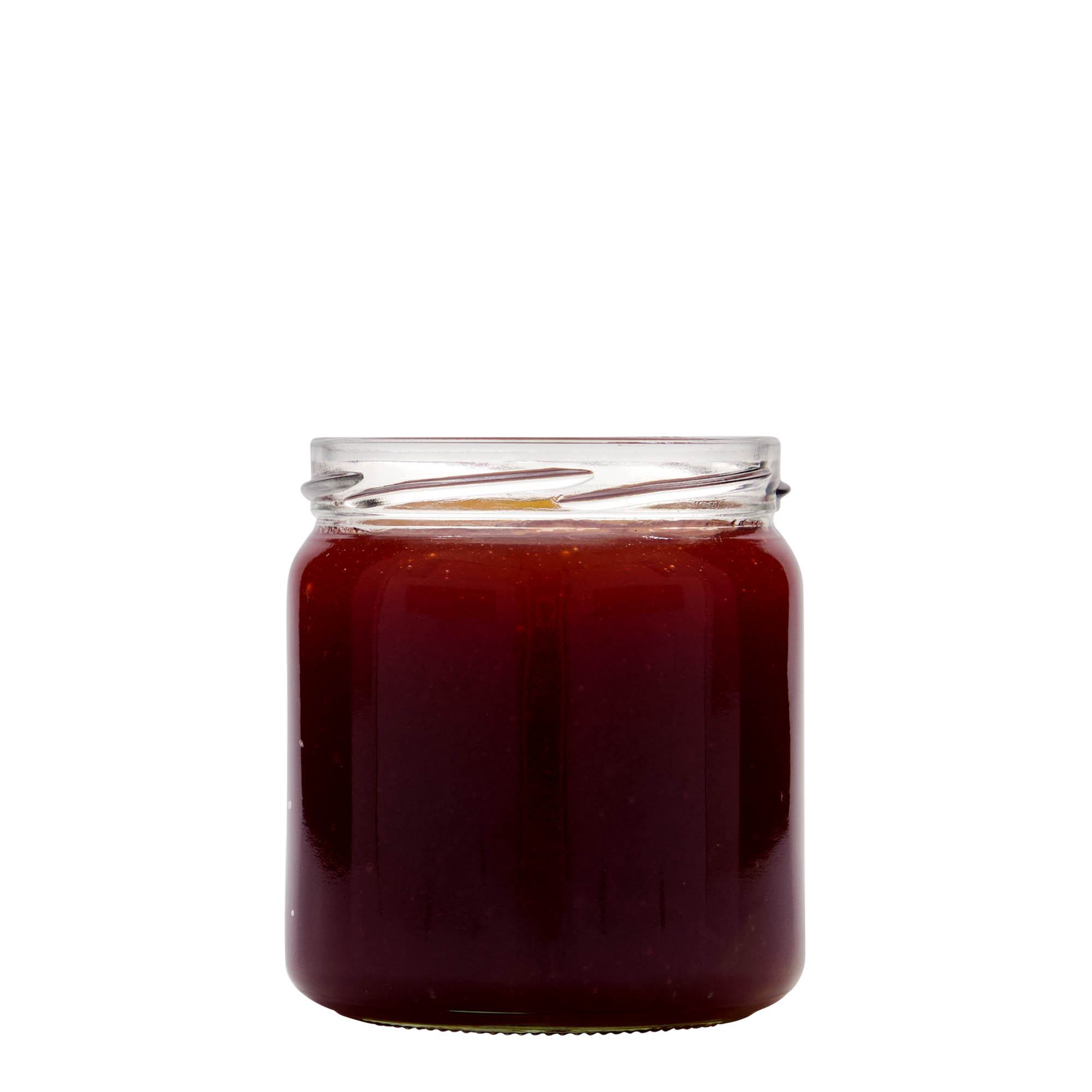 408 ml rund glasburk, öppning: twist-off (TO 82) 408 ml rund glasburk, öppning: twist-off (TO 82)