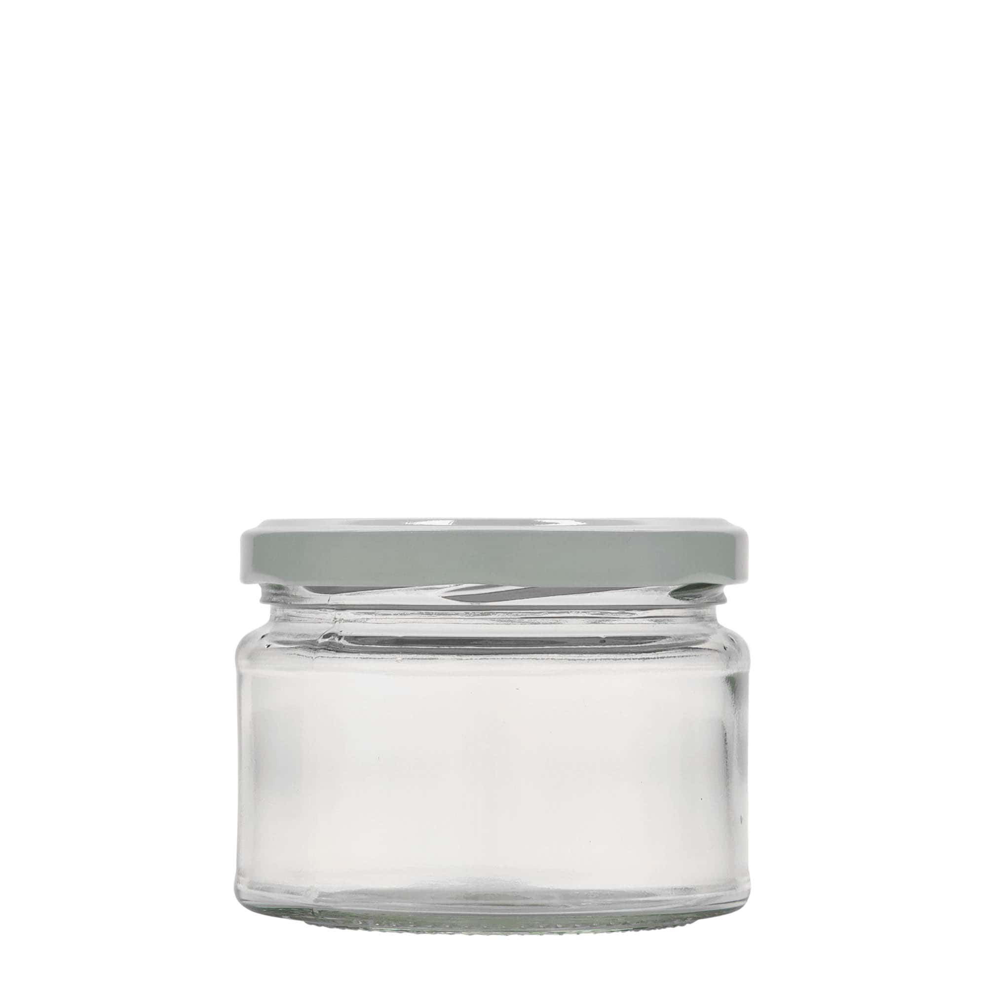 280 ml platt runt glas, öppning: Twist-Off (TO 82)