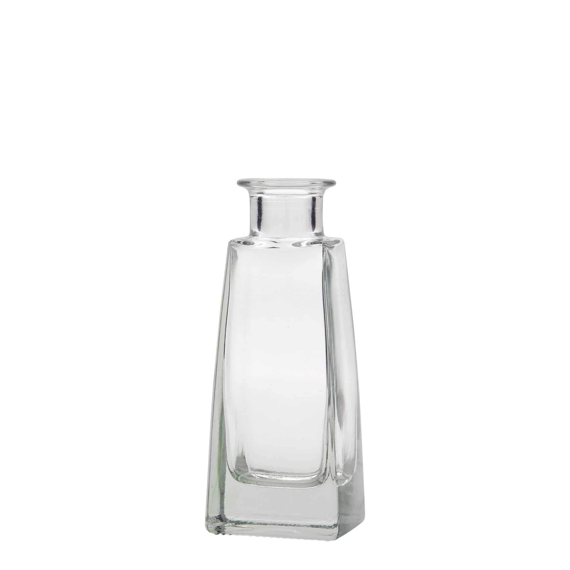 100 ml glasflaska 'Timmy', rektangulär, öppning: kork