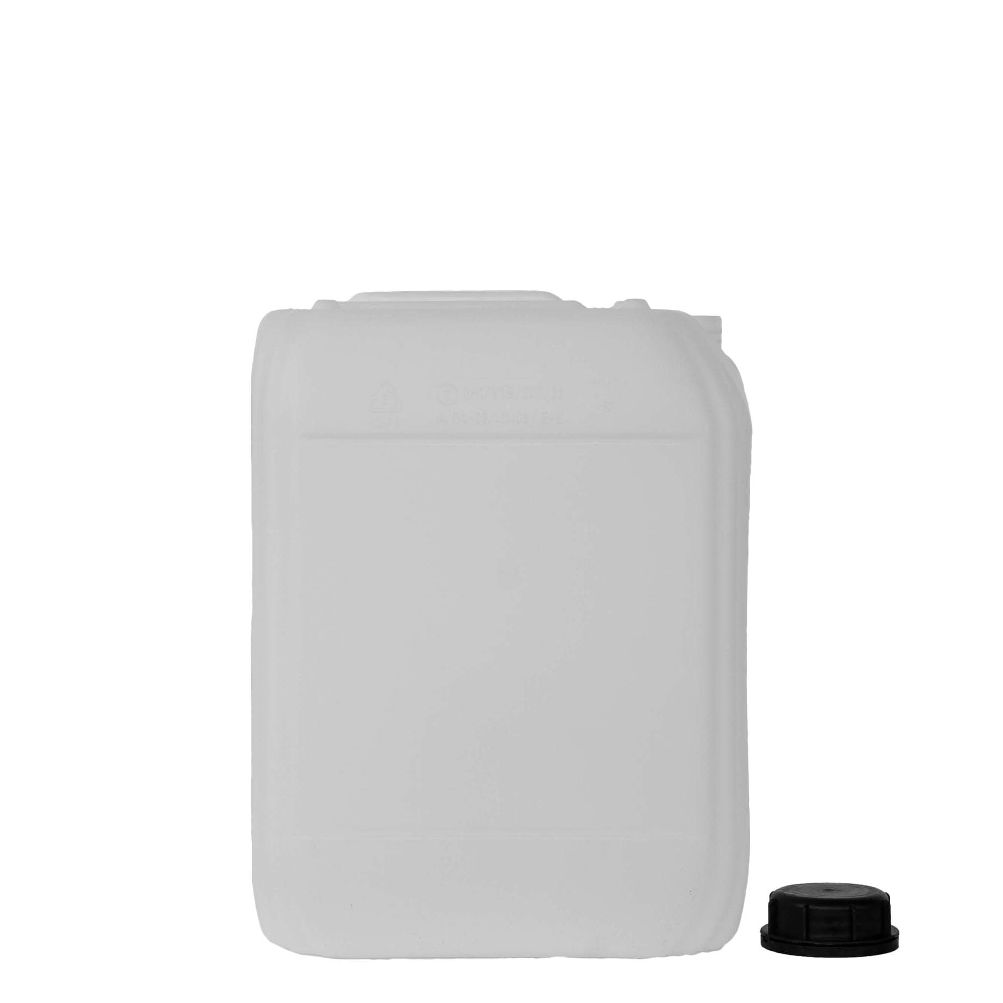 20 l dunk, rektangulär, HDPE-plast, natur, öppning: ND 60