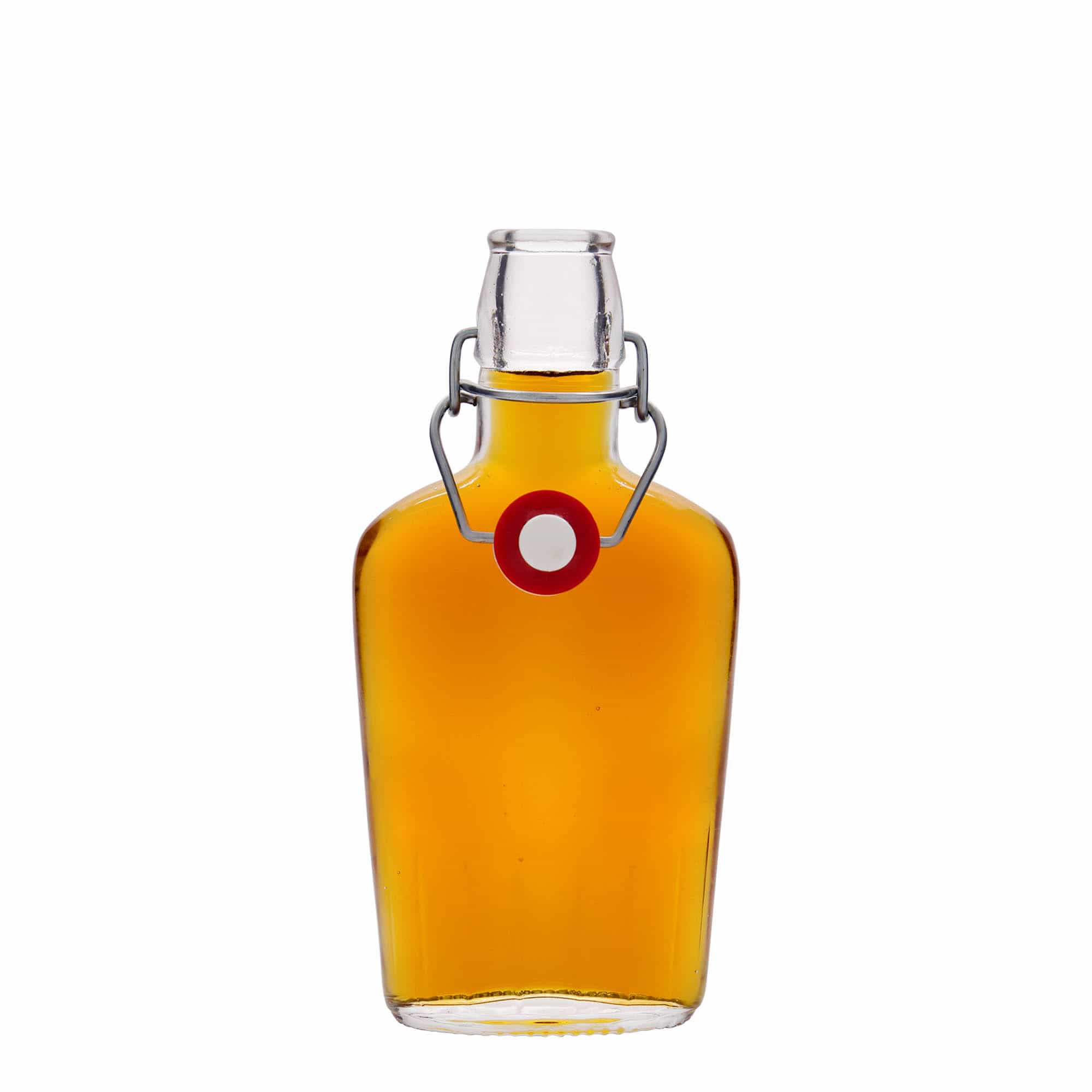 250 ml glasflaska 'Fiaschetta', oval, mynning: patentkork