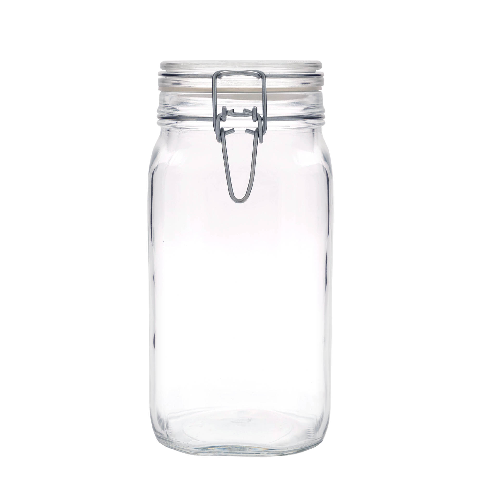 1.500 ml tråghängselglas 'Fido', fyrkantigt, mynning: tråghängselstängning 1.500 ml tråghängselglas 'Fido', fyrkantigt, mynning: tråghängselstängning