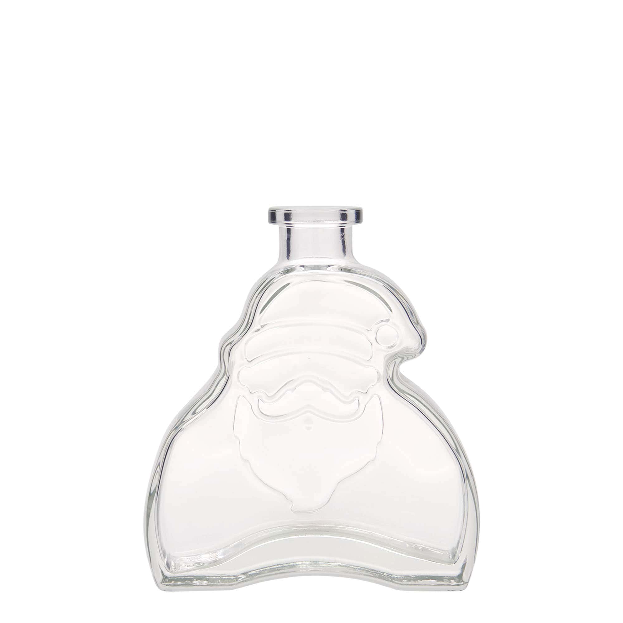 200 ml glasflaska 'Jultomten', öppning: kork