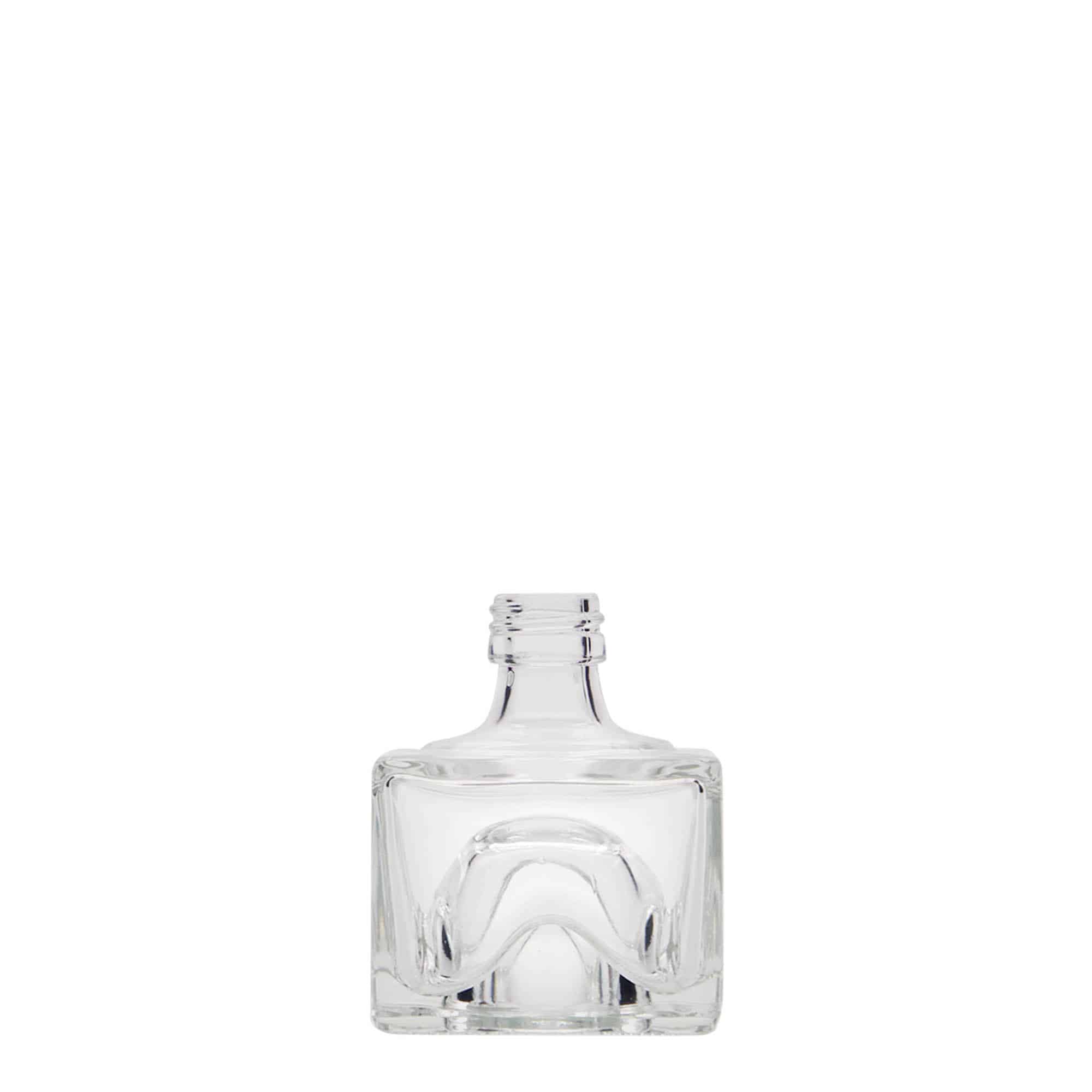 40 ml glasflaska 'Cocolores', kvadratisk, mynning: PP 18 40 ml glasflaska 'Cocolores', kvadratisk, mynning: PP 18
