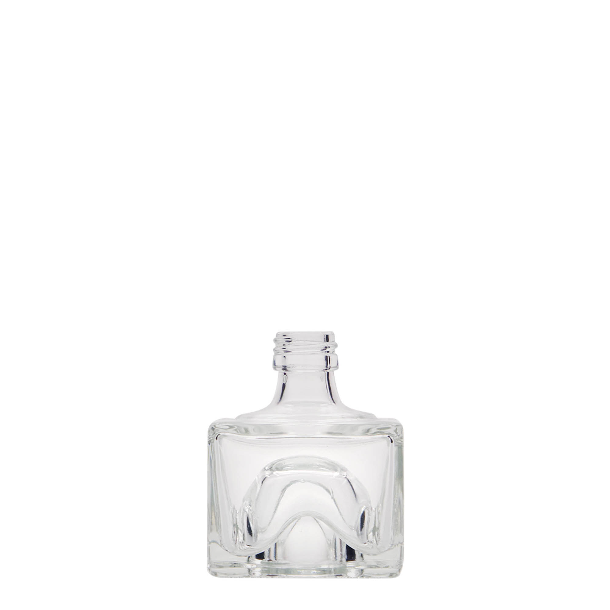 40 ml glasflaska 'Cocolores', fyrkantig, mynning: PP 18 40 ml glasflaska 'Cocolores', fyrkantig, mynning: PP 18
