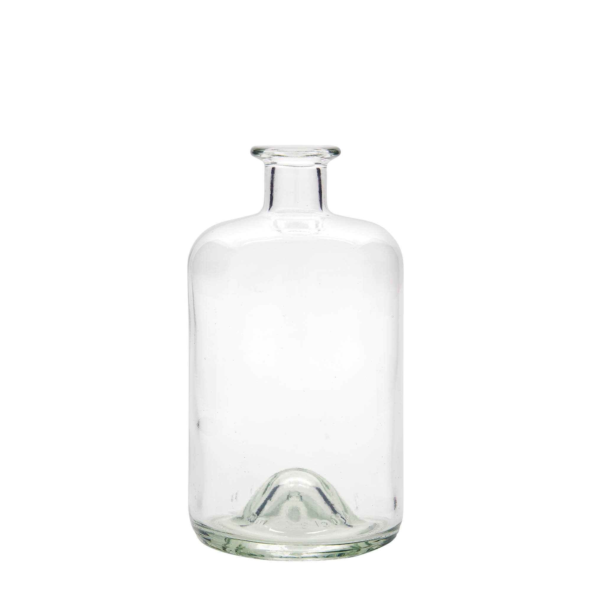 700 ml glasflaska apotekare, öppning: kork