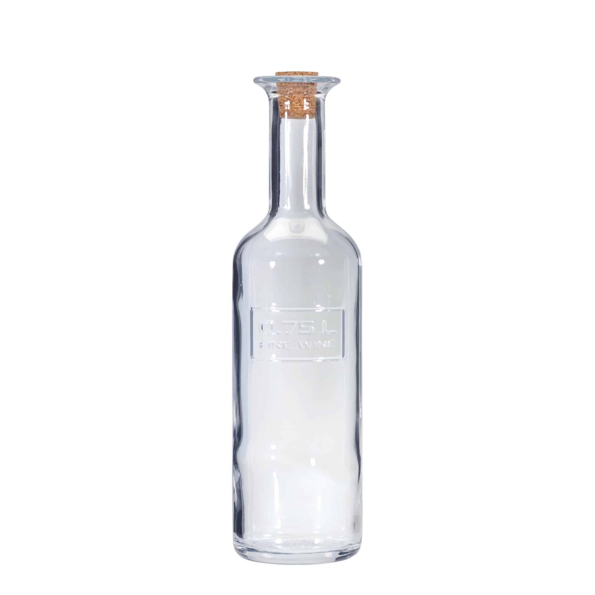 750 ml glasflaska 'Optima Fine Wine', mynning: kork