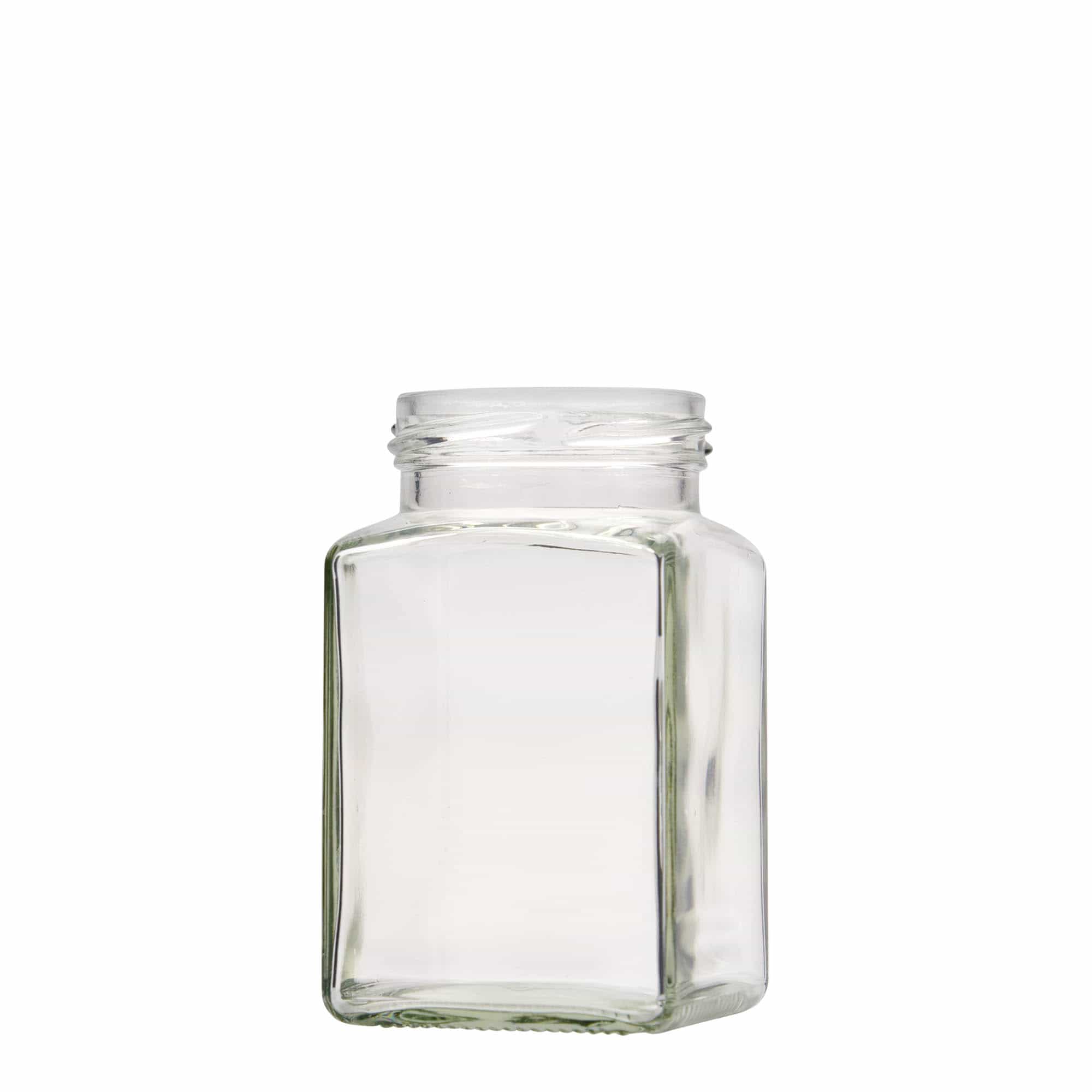 260 ml fyrkantig burk, mynning: twist off (TO 58)
