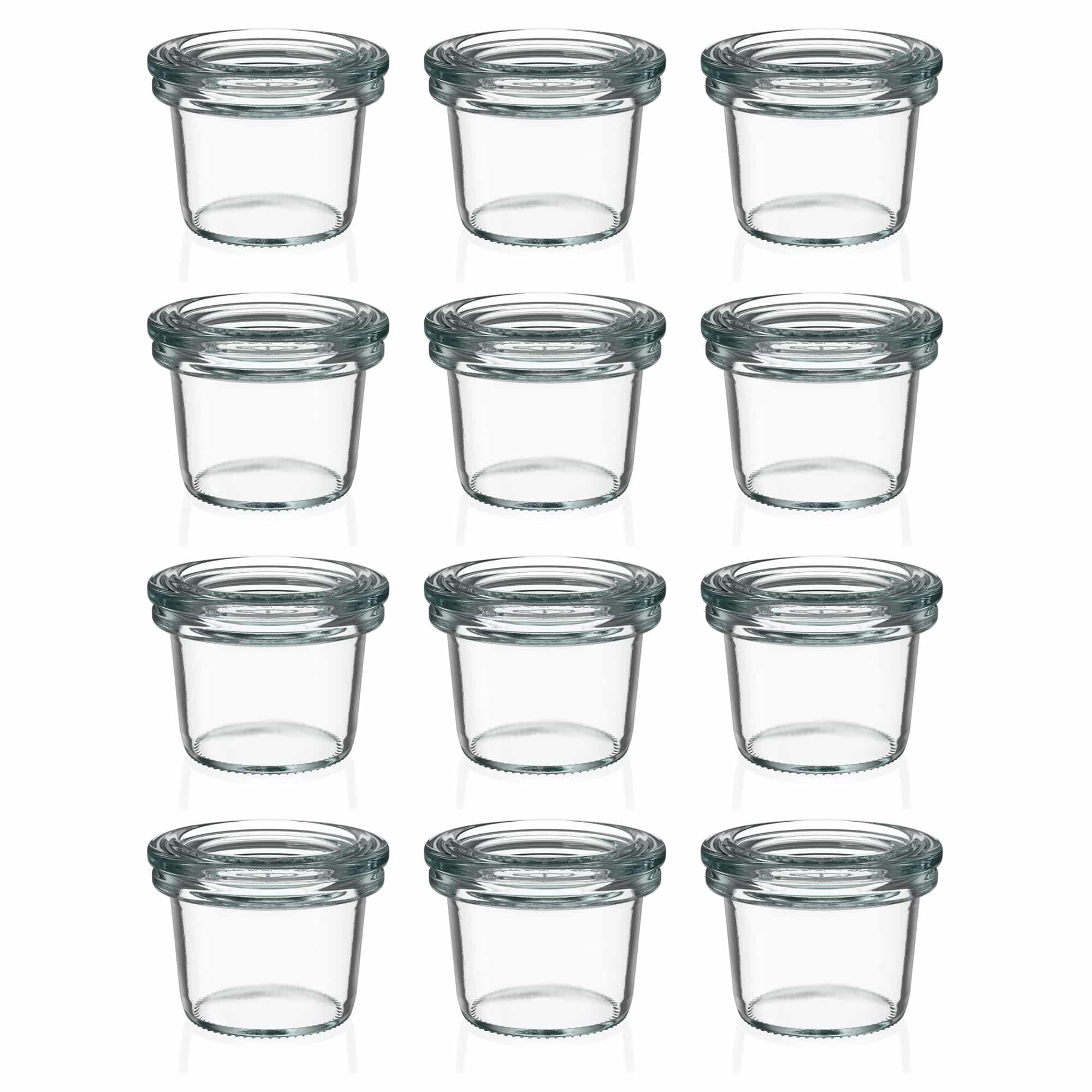 12x 35 ml WECK-störtglas med glaslock RR 40