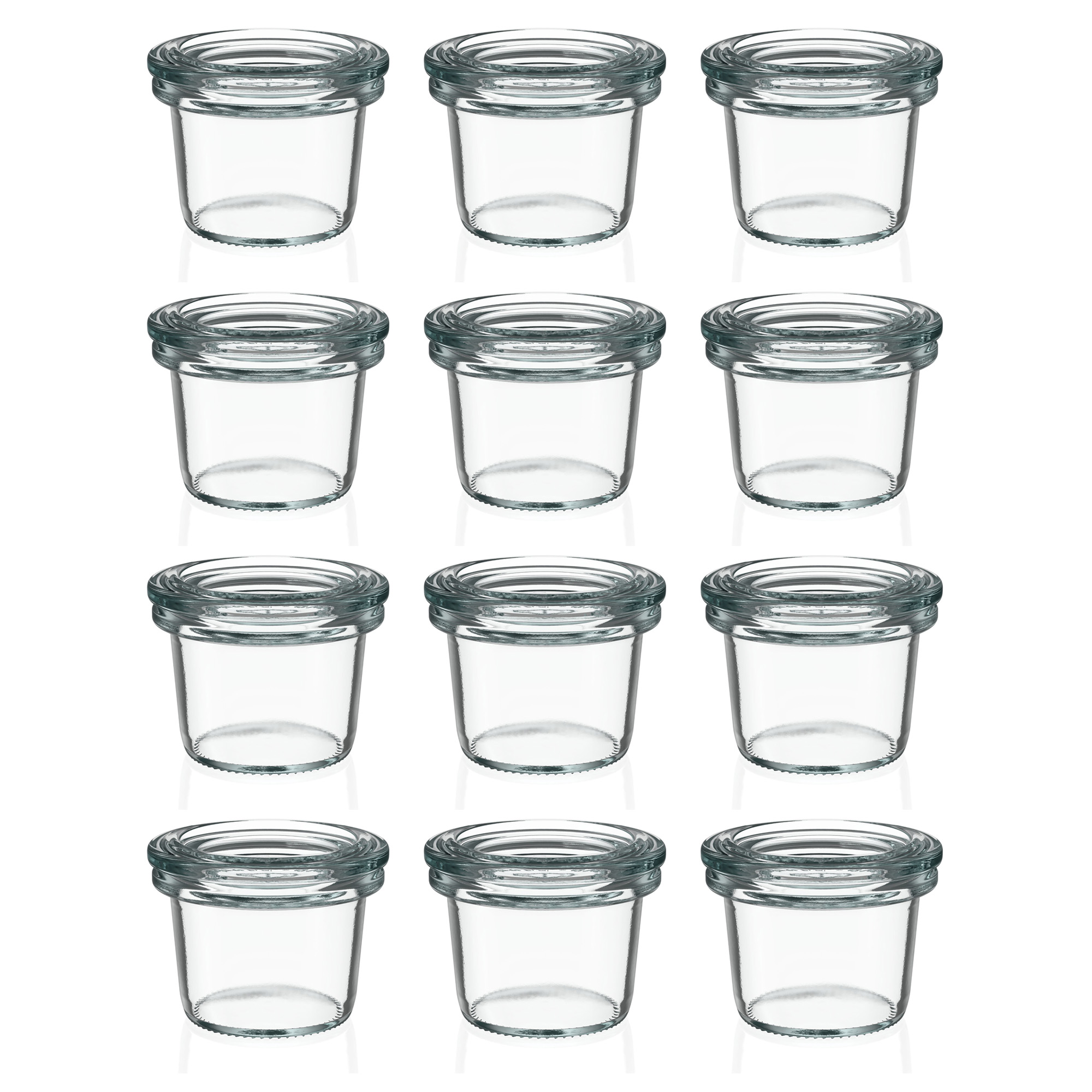 12x 35 ml WECK-störtglas med glaslock RR 40