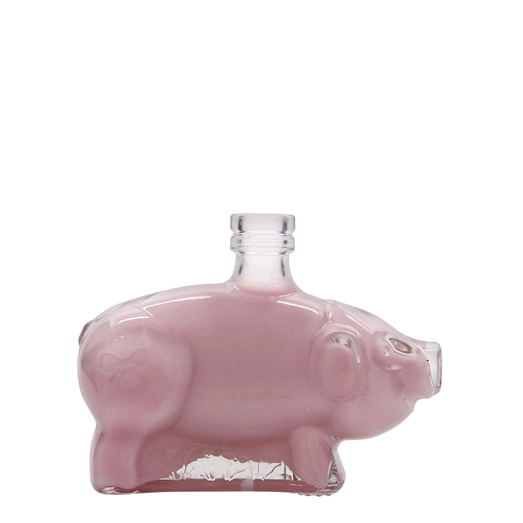 200 ml glasflaska 'Lyckosvin', öppning: kork