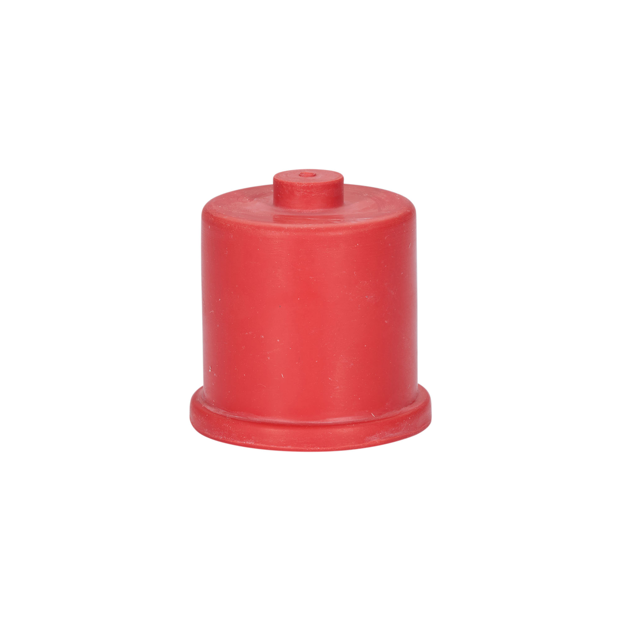 Mustlock typ 4a, gummi, röd