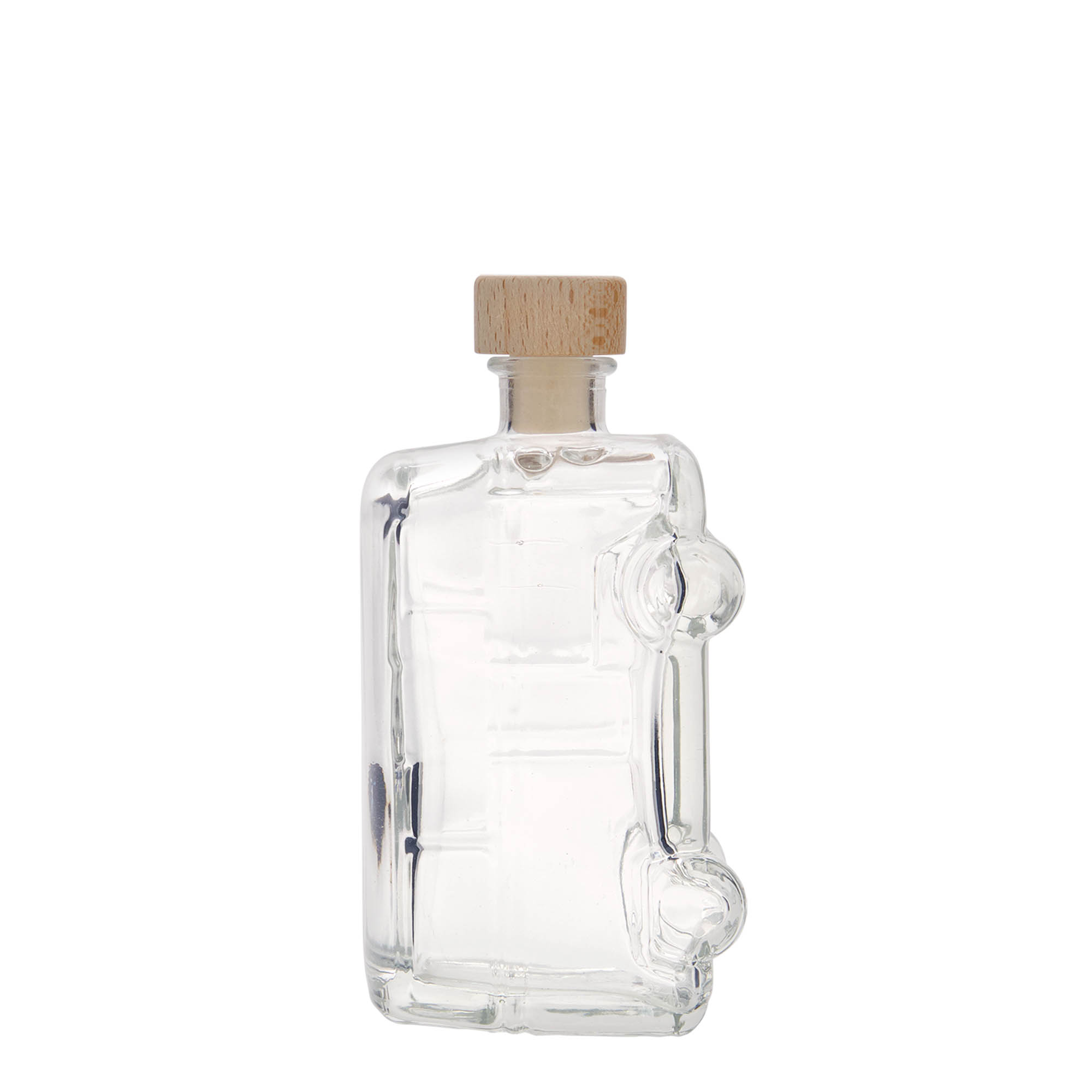 200 ml glasflaska 'Bulli', öppning: kork