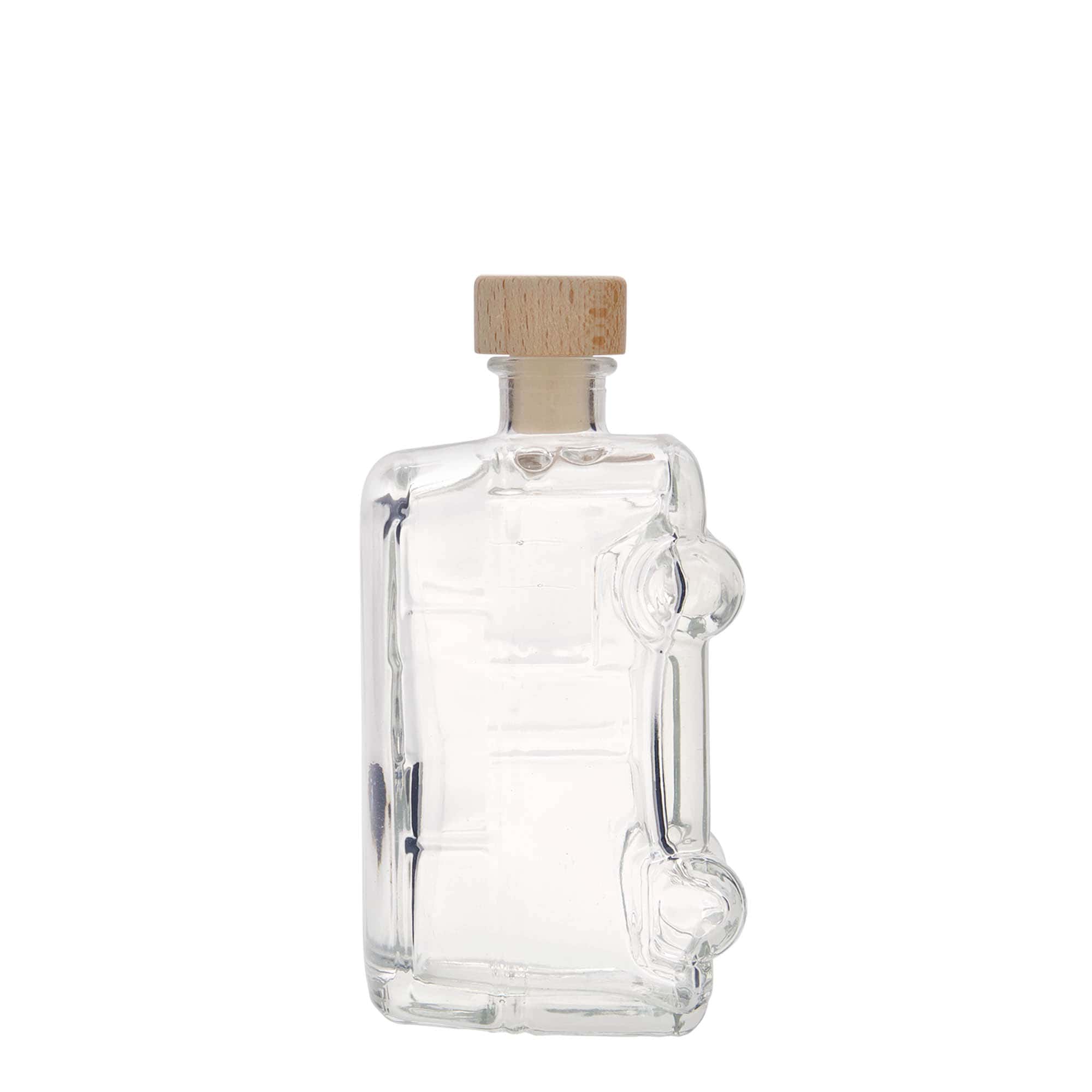 200 ml glasflaska 'Bulli', öppning: kork