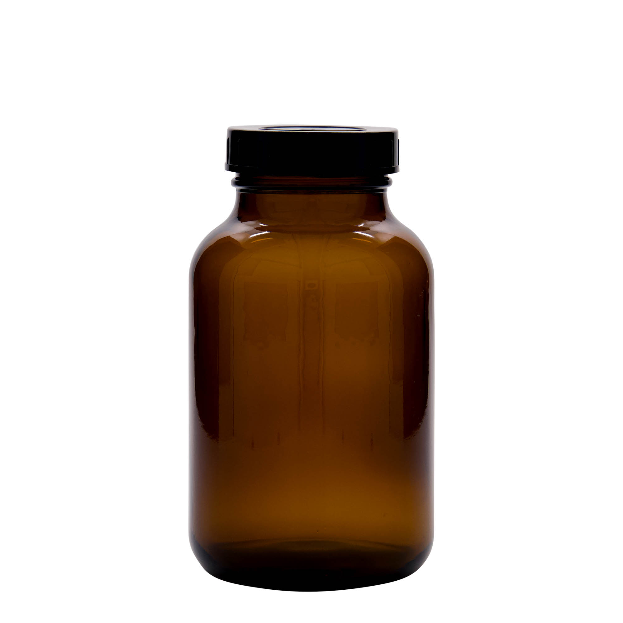1.000 ml brunt vid halsen glas, öppning: DIN 68 1.000 ml brunt vid halsen glas, öppning: DIN 68