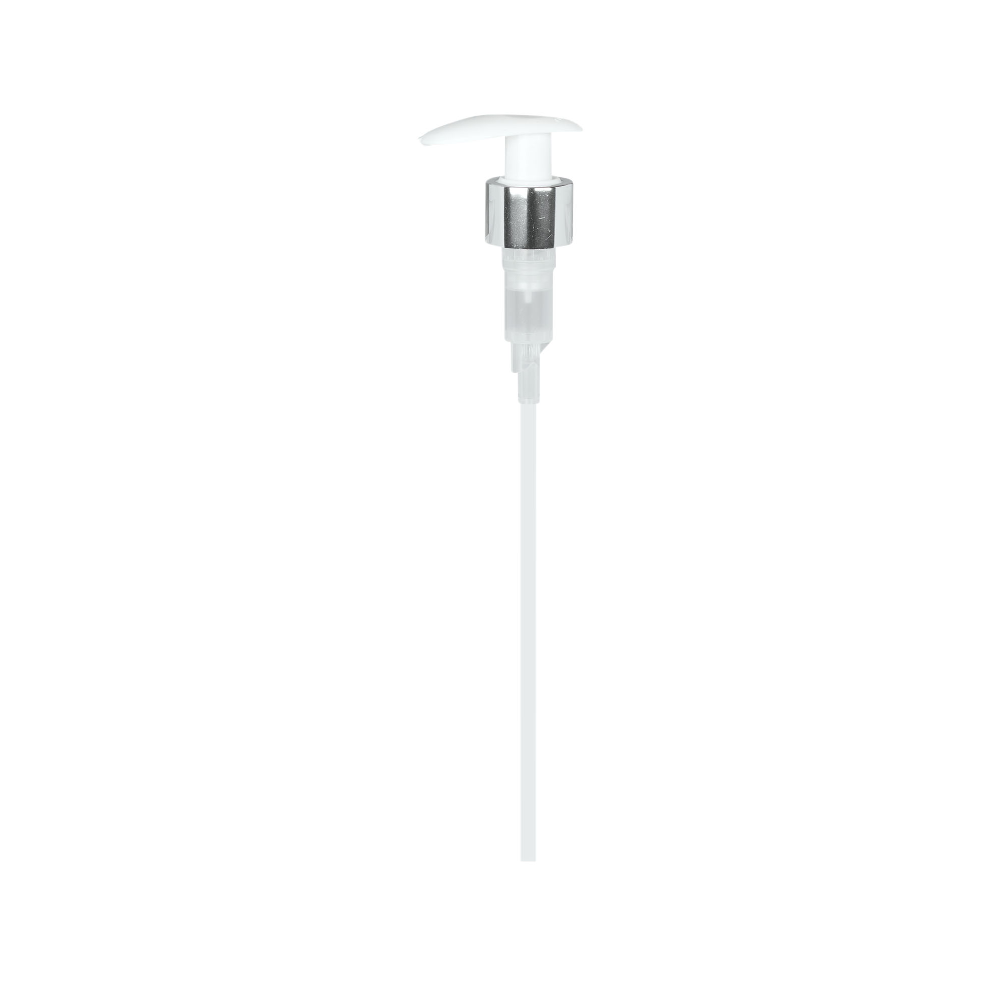 Skruvlock dispenserpump, PP-plast, vit, för mynning: 24/410