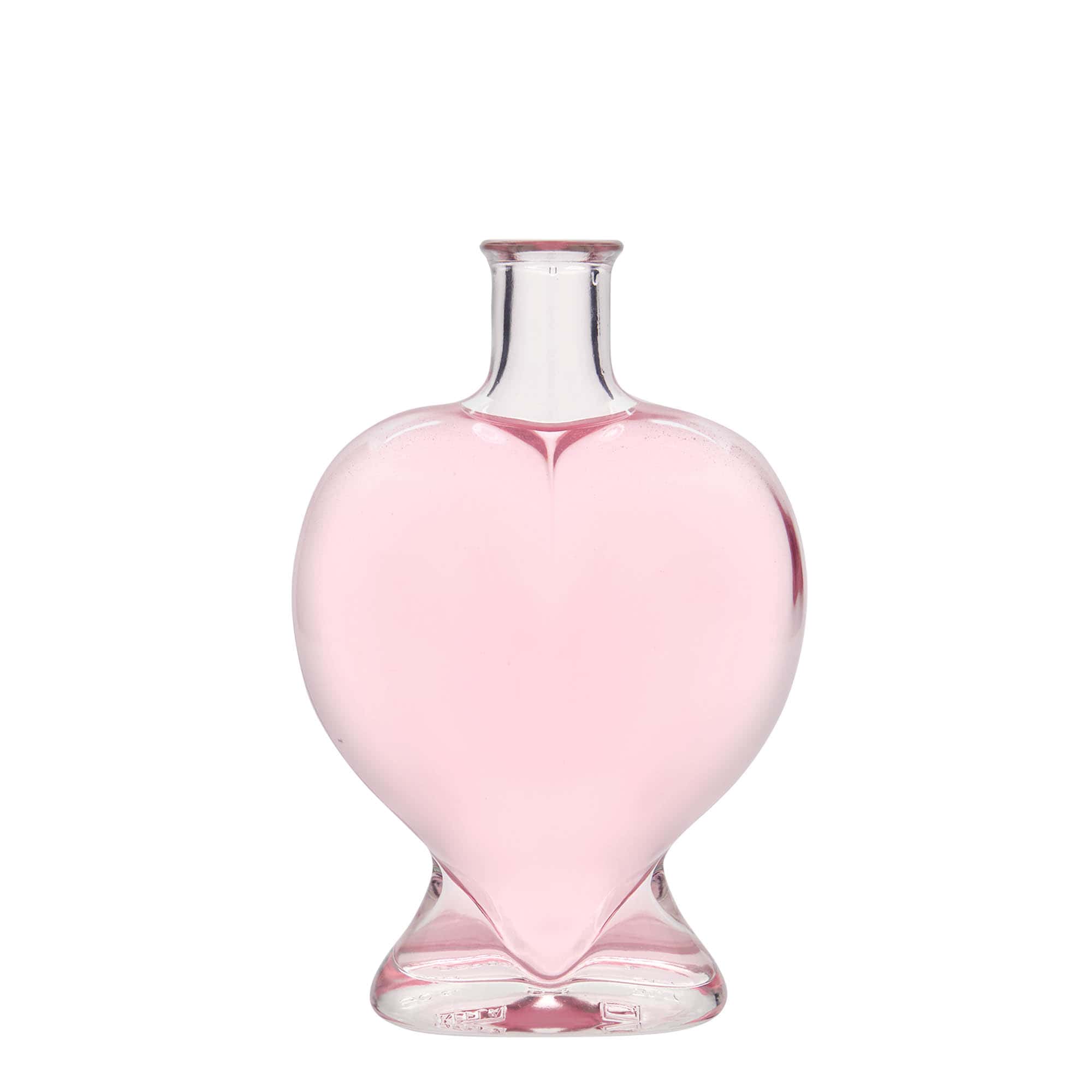 500 ml glasflaska 'Hjärta', mynning: kork 500 ml glasflaska 'Hjärta', mynning: kork