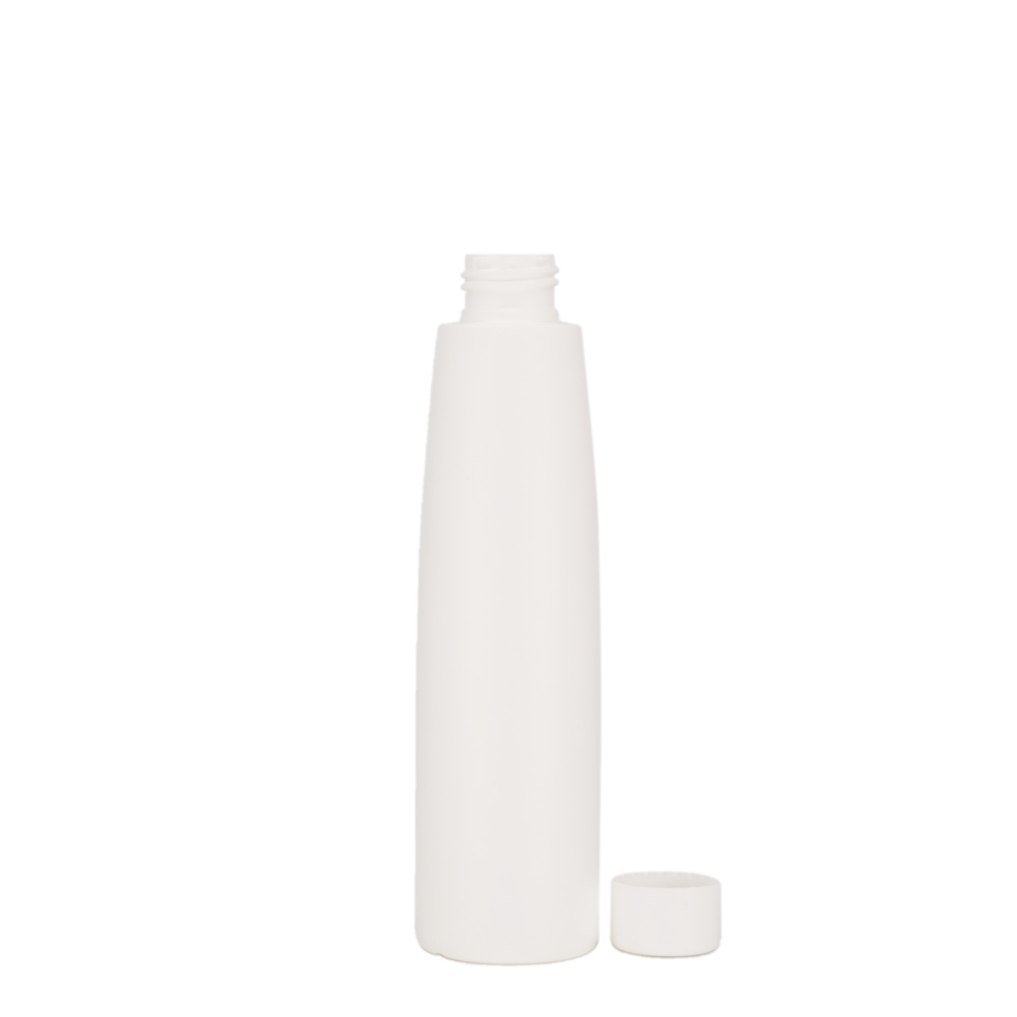 200 ml plastflaska 'Donald', HDPE, vit, mynning: 24/410 200 ml plastflaska 'Donald', HDPE, vit, mynning: 24/410