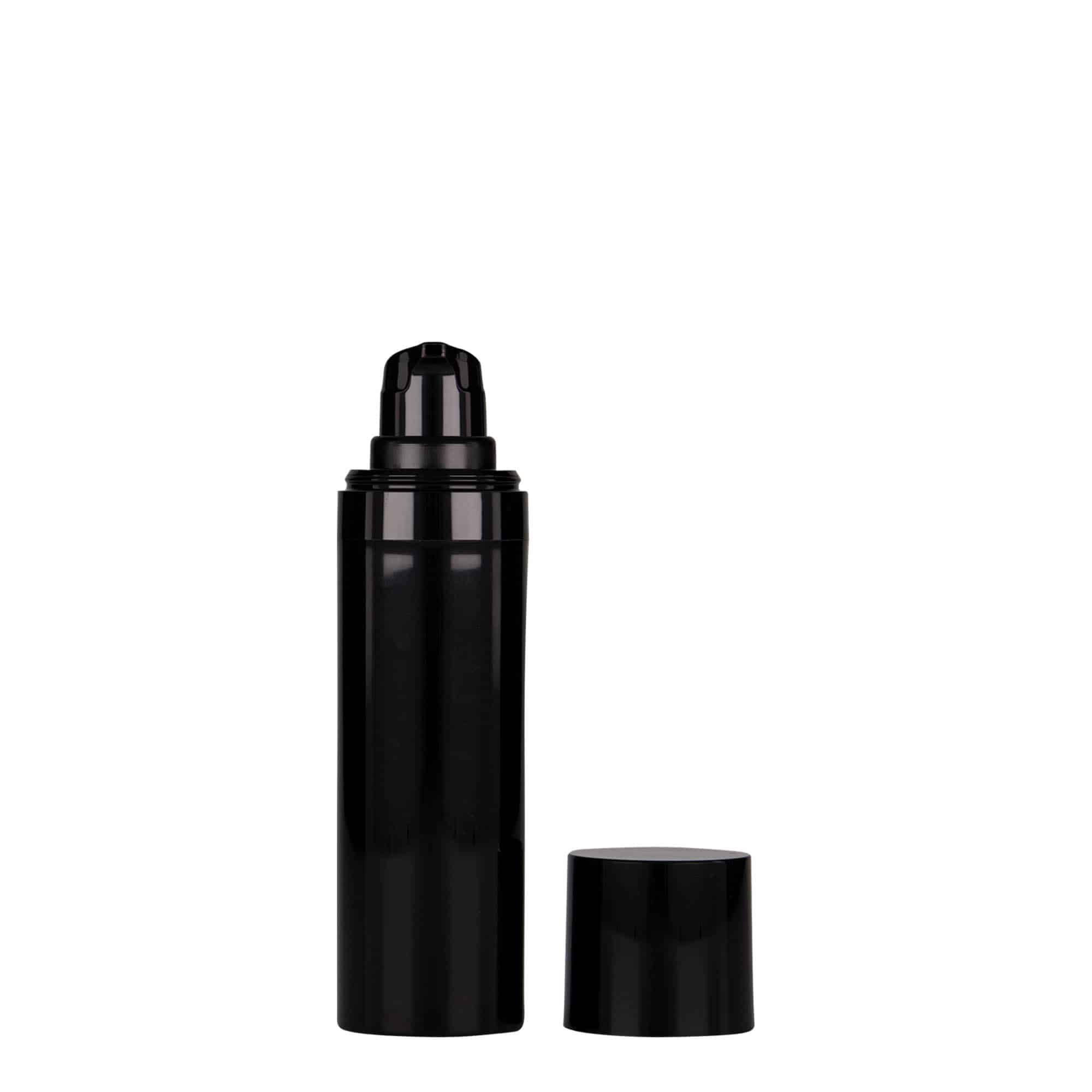 30 ml luftlös dispenser 'Micro', PP-plast, svart