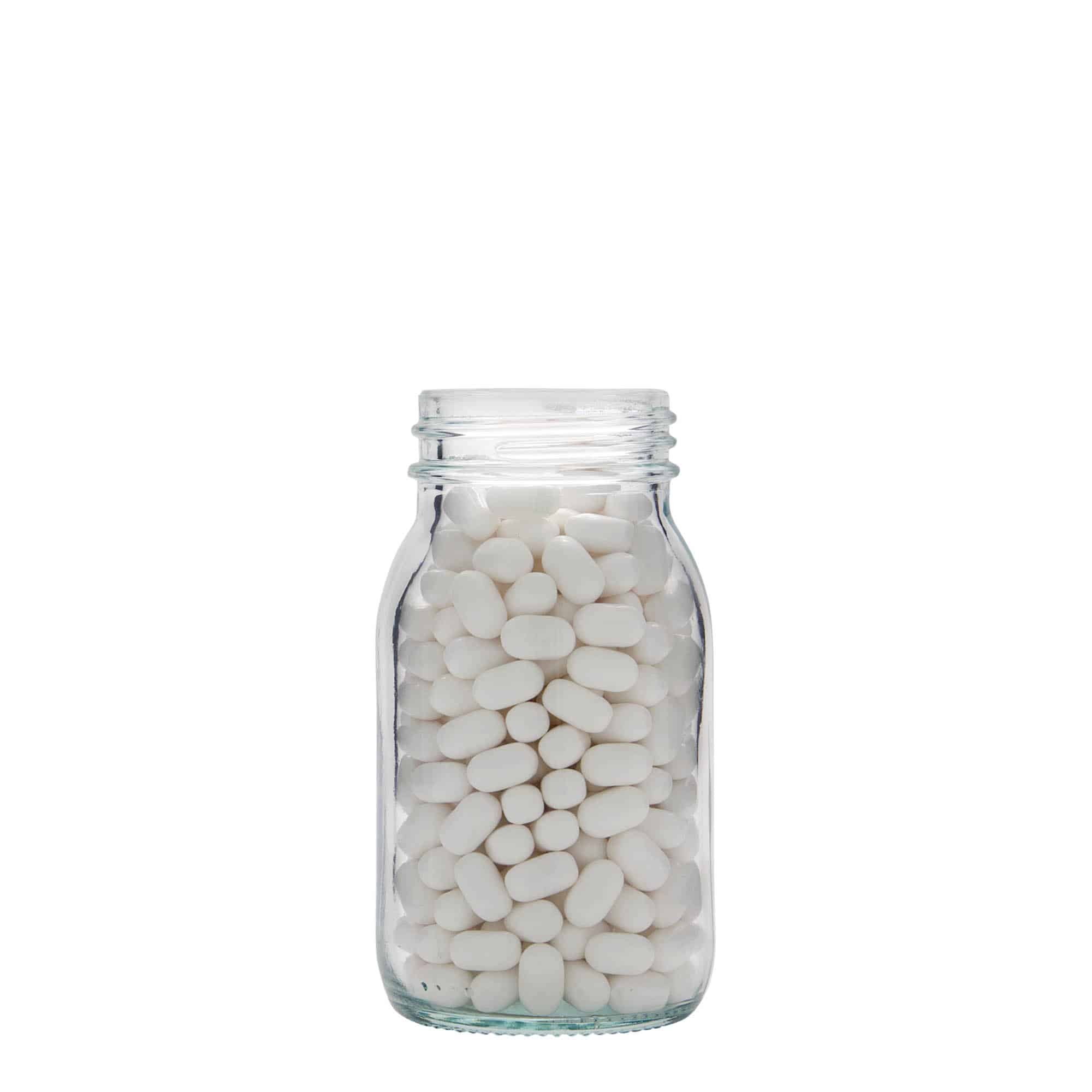 150 ml burk med bred hals, mynning: DIN 45