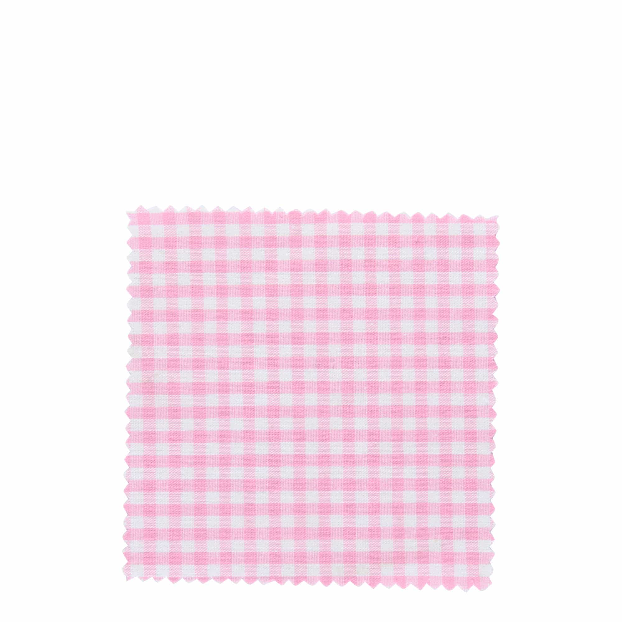 Rutig tygrundel för syltburk 12x12, kvadratisk, textil, rosa, mynning: TO38-TO53 Rutig tygrundel för syltburk 12x12, kvadratisk, textil, rosa, mynning: TO38-TO53
