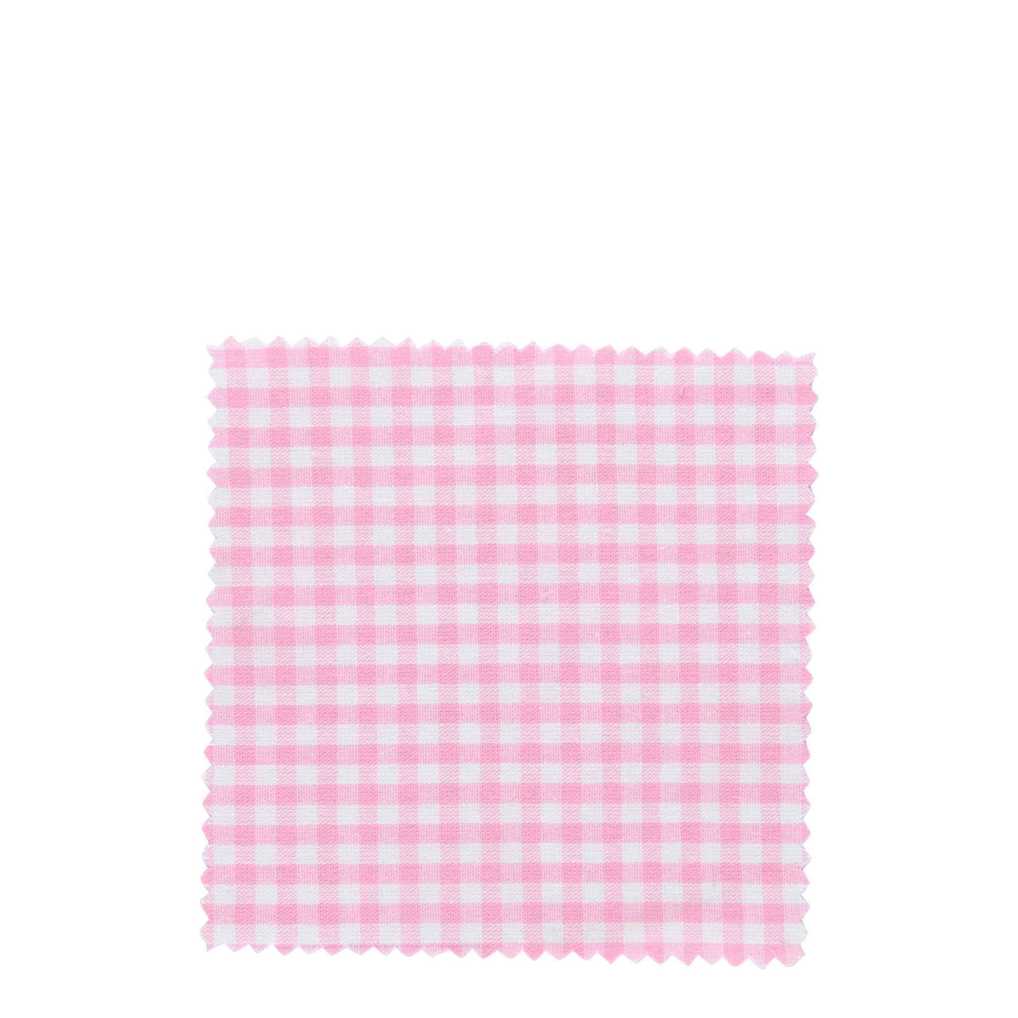 Rutigt tygunderlägg 12x12, kvadratiskt, textil, rosa, öppning: TO38-TO53