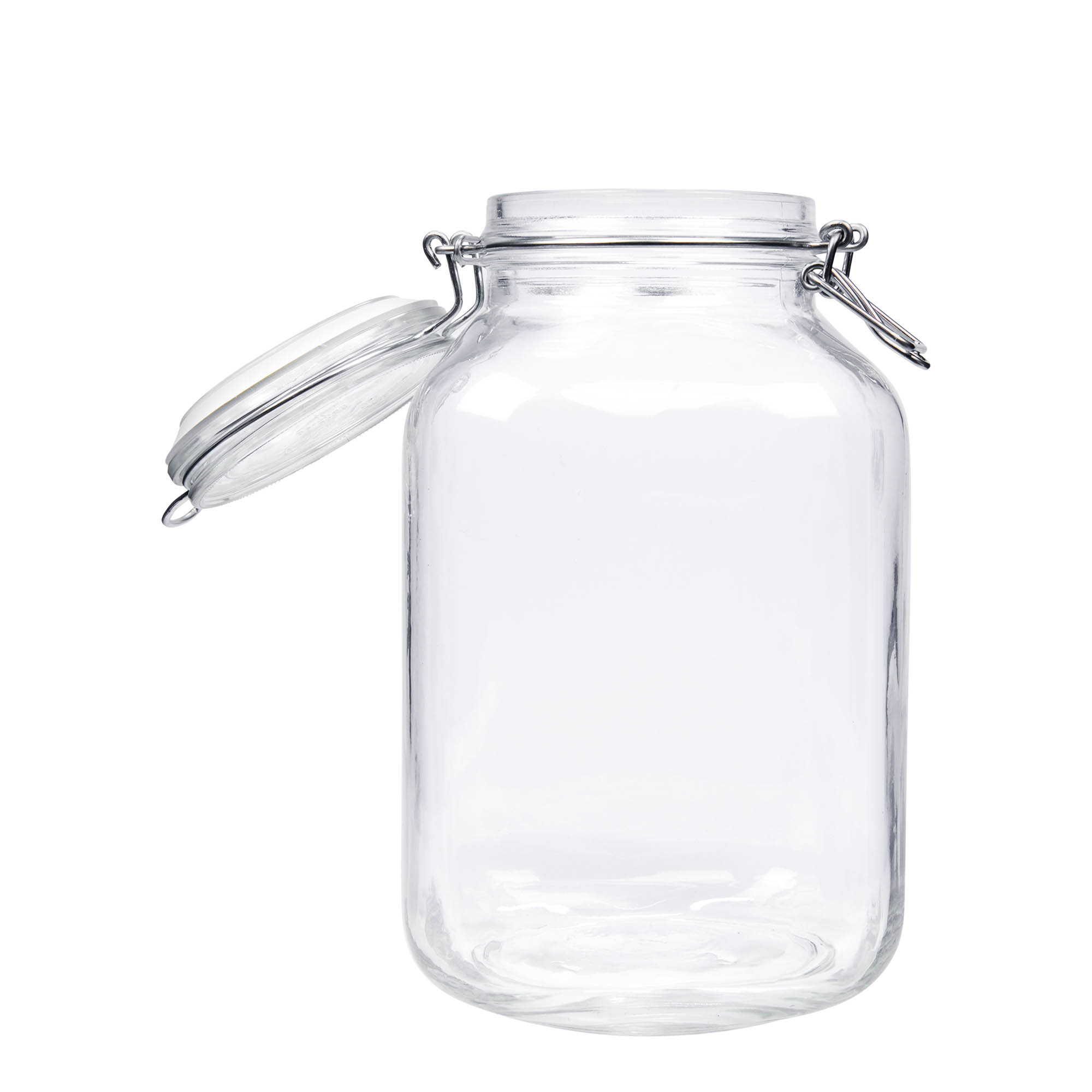 3 000 ml trådhänglåsburk 'Fido', kvadratisk, öppning: trådhänglås 3 000 ml trådhänglåsburk 'Fido', kvadratisk, öppning: trådhänglås