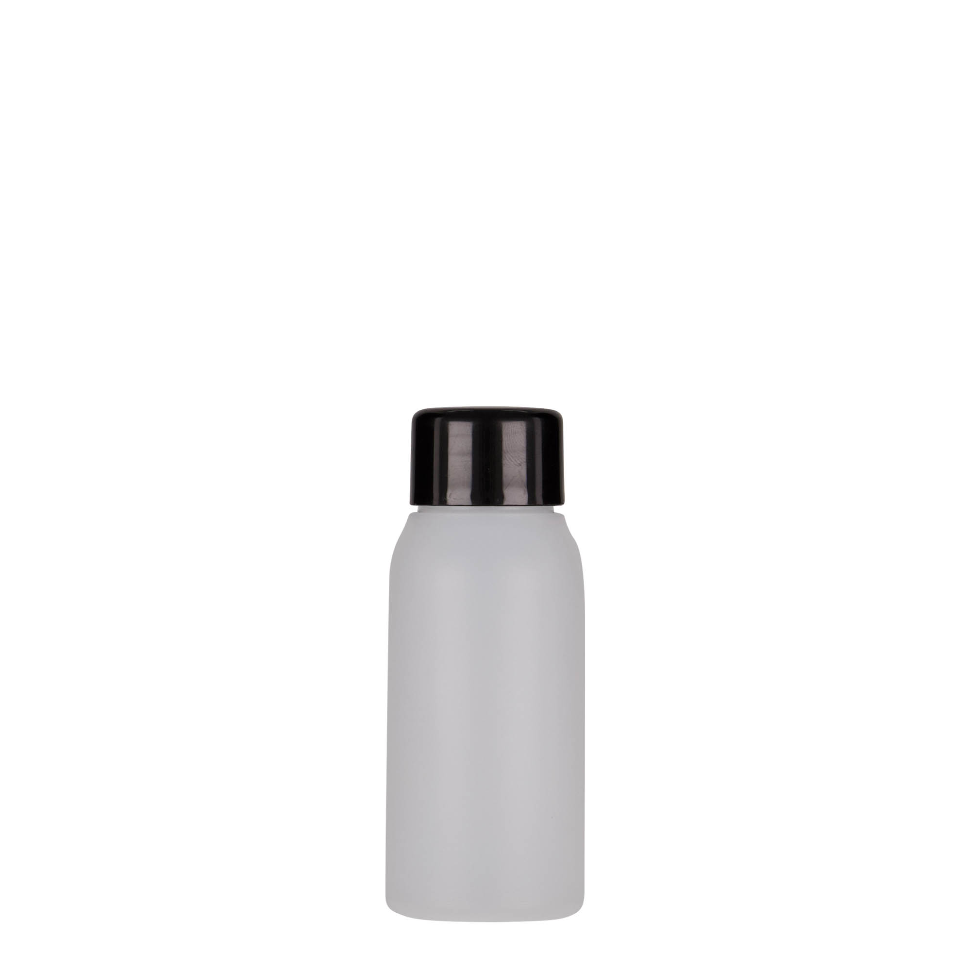 50 ml plastflaska 'Tuffy', HDPE, natur, öppning: 24/410