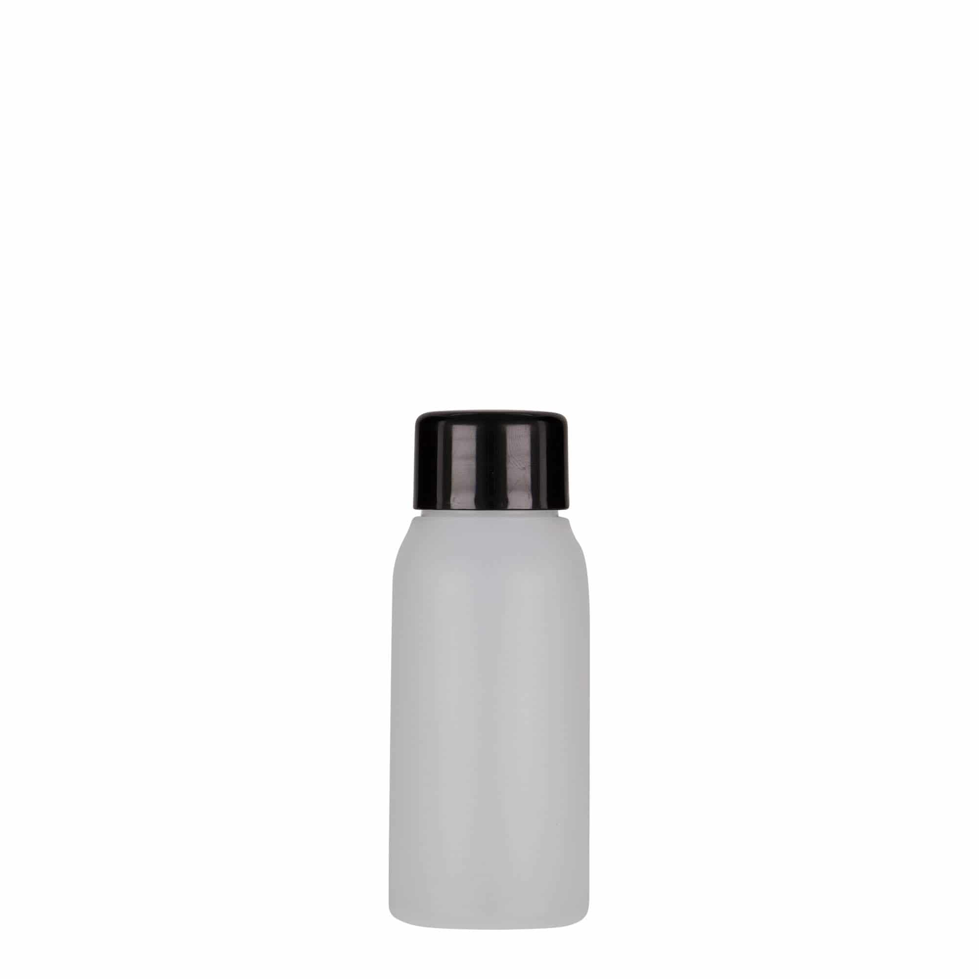 50 ml plastflaska 'Tuffy', HDPE, natur, öppning: 24/410