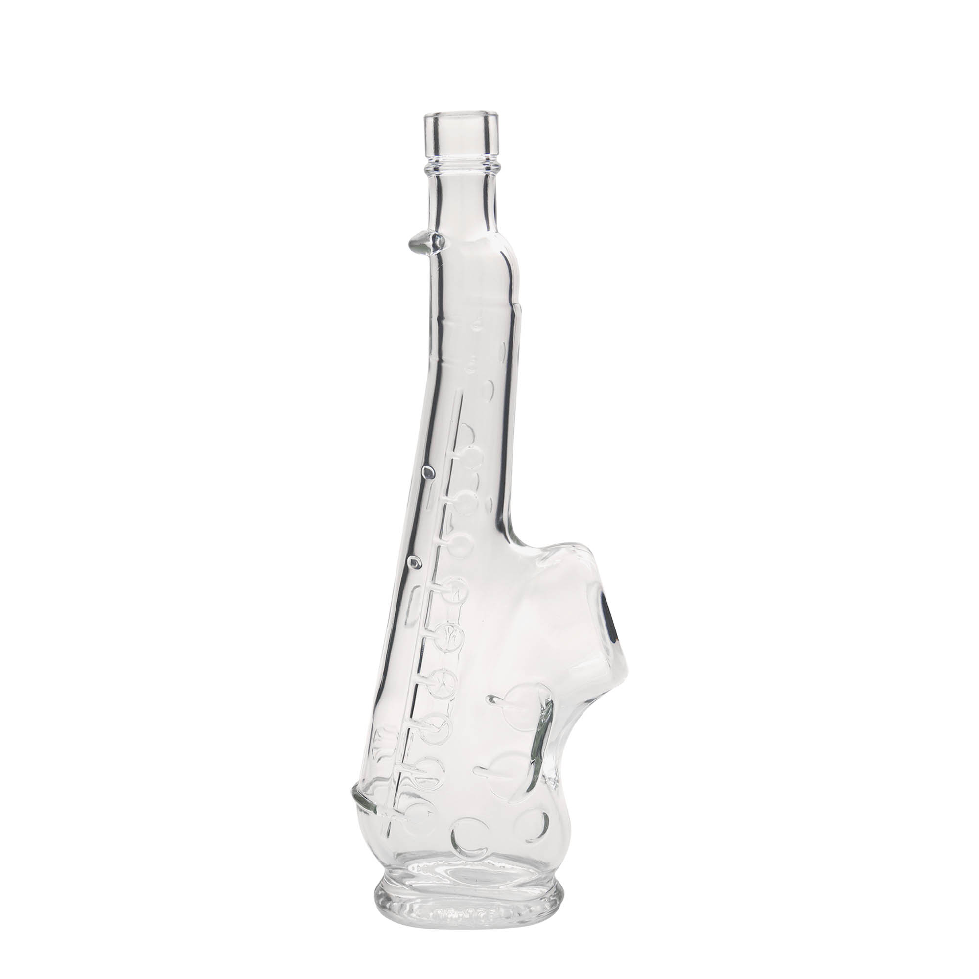 500 ml glasflaska 'Saxofon', mynning: kork 500 ml glasflaska 'Saxofon', mynning: kork