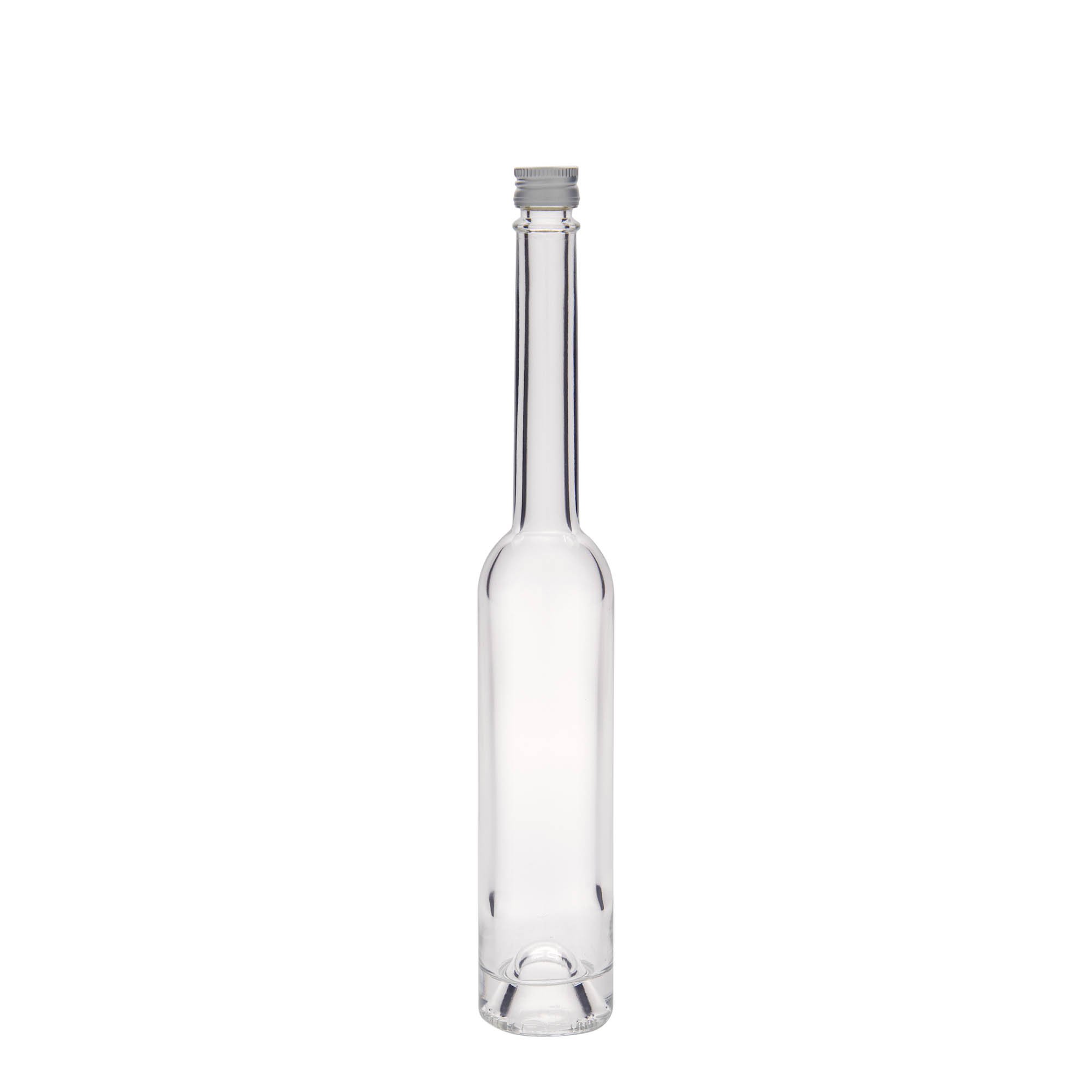 100 ml glasflaska 'Platina', öppning: PP 18 100 ml glasflaska 'Platina', öppning: PP 18