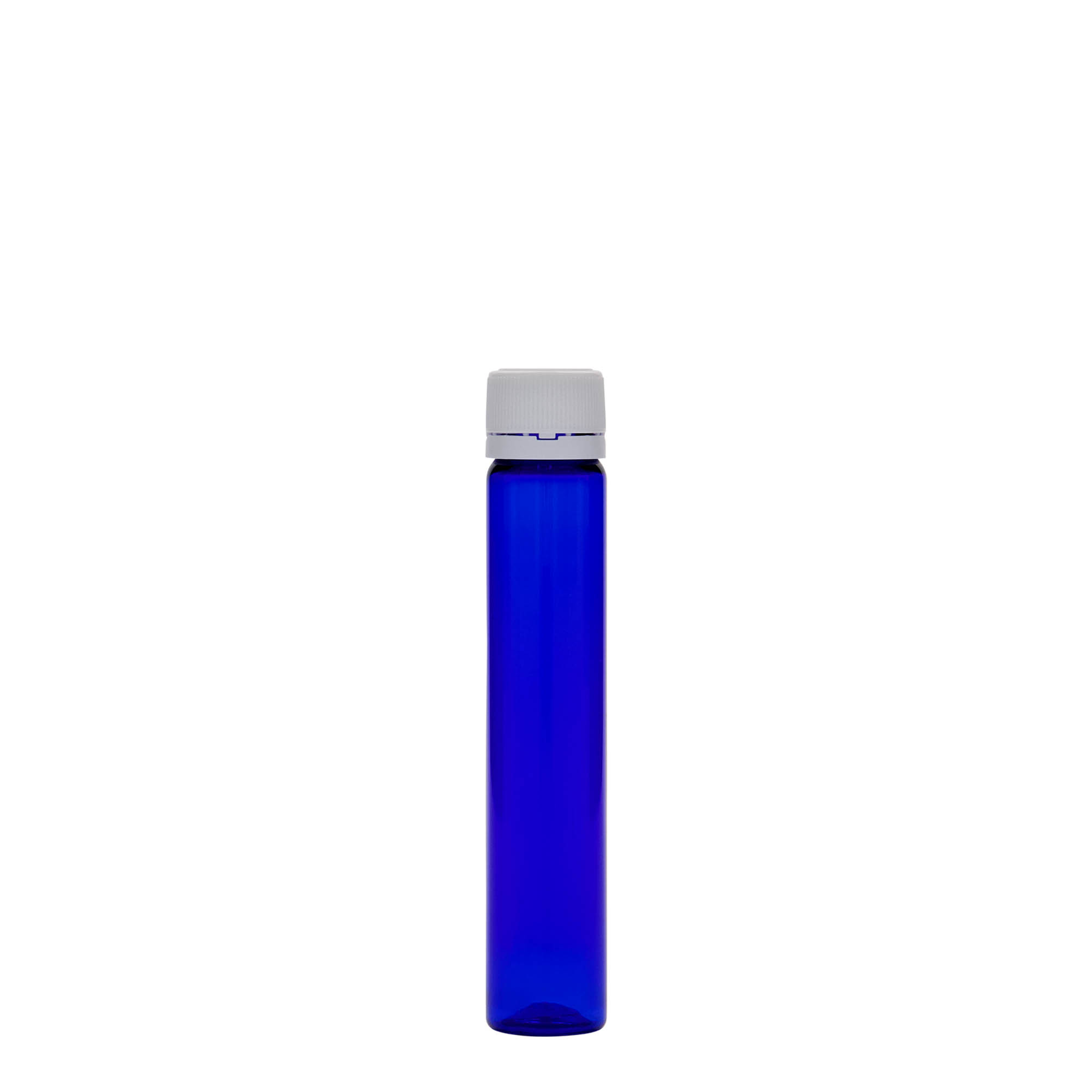 25 ml PET-rör, plast, kungligt blå, öppning: skruvlock 25 ml PET-rör, plast, kungligt blå, öppning: skruvlock