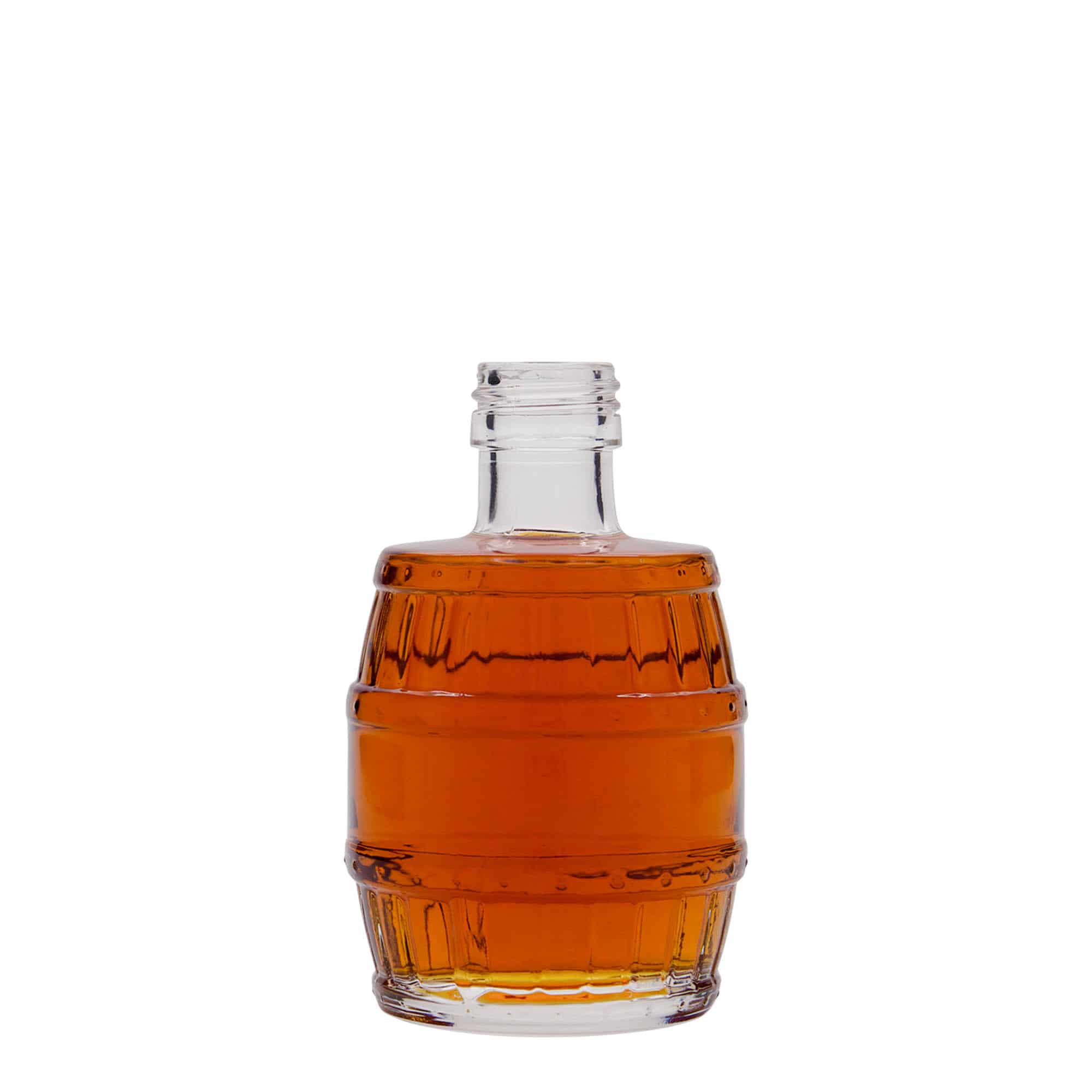 200 ml glasflaska 'Fat', mynning: PP 28