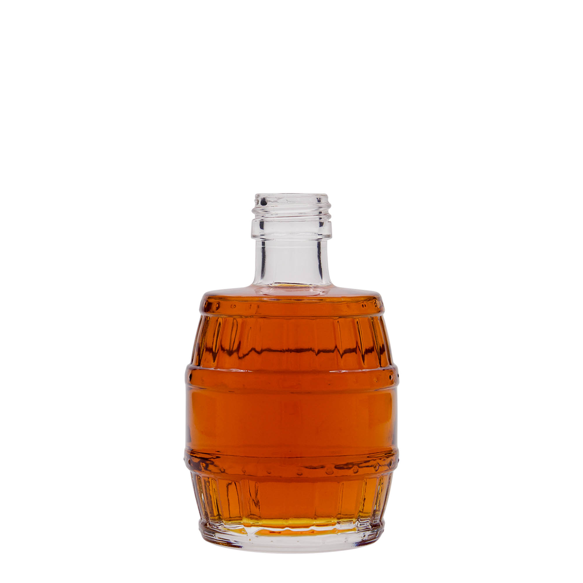 200 ml glasflaska 'Fat', mynning: PP 28