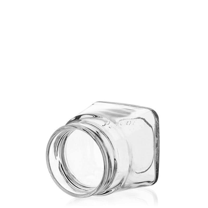 106 ml Fyrkantigt glas 'Luxor', öppning: Deep-Twist-Off (DTO 58)