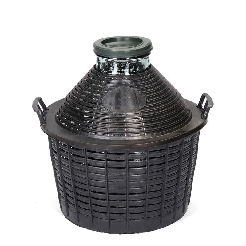 25 l ballongflaska bred hals, glas, mynning: snäpplock 25 l ballongflaska bred hals, glas, mynning: snäpplock