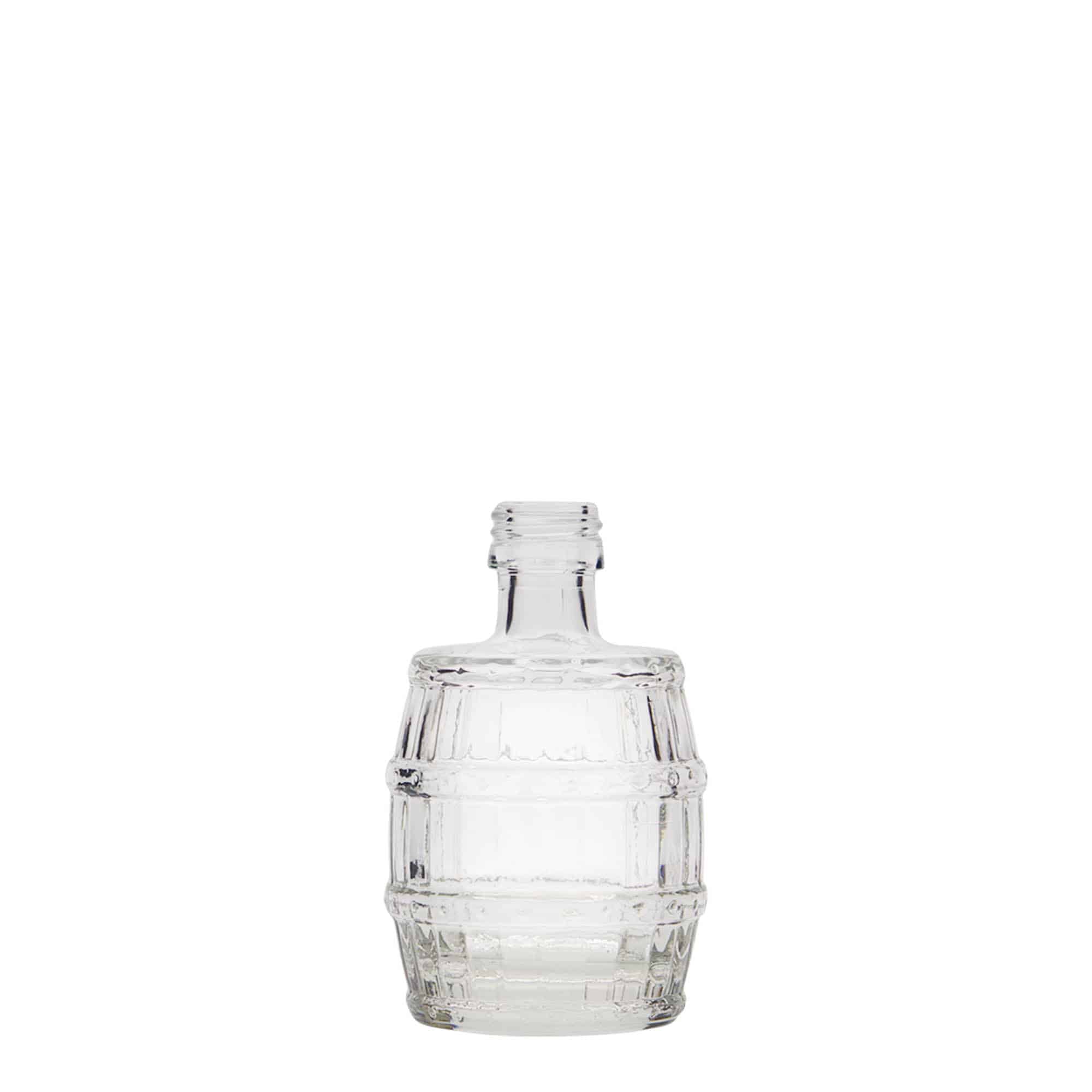 50 ml glasflaska 'Fats', mynning: PP 18