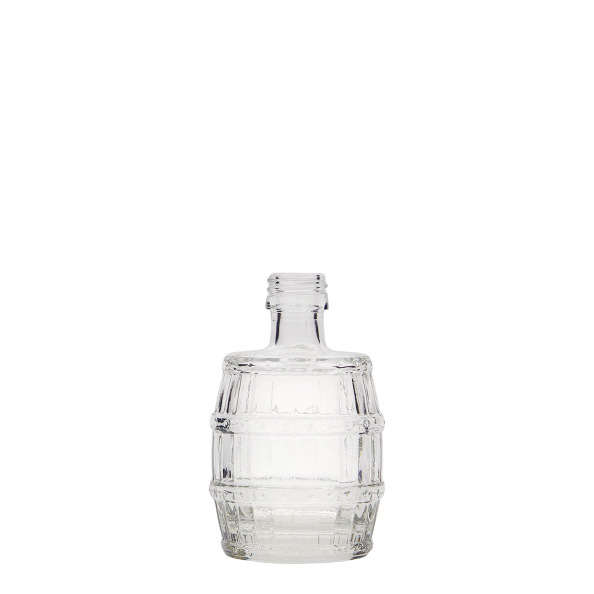 50 ml glasflaska 'Fats', mynning: PP 18